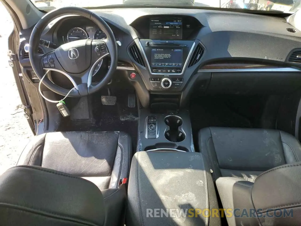 8 Photograph of a damaged car 5J8YD4H34LL009298 ACURA MDX 2020