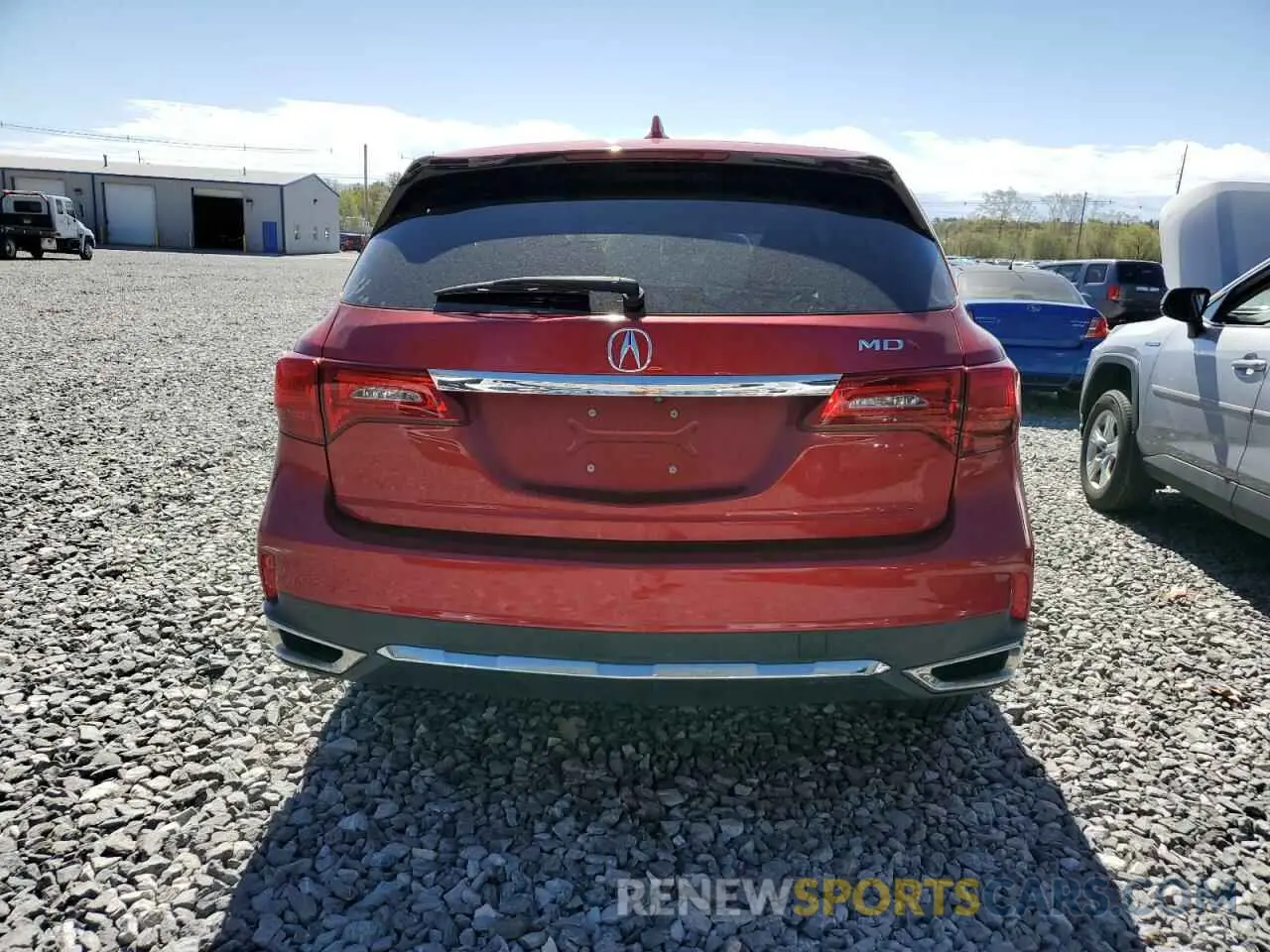 6 Photograph of a damaged car 5J8YD4H34LL023444 ACURA MDX 2020