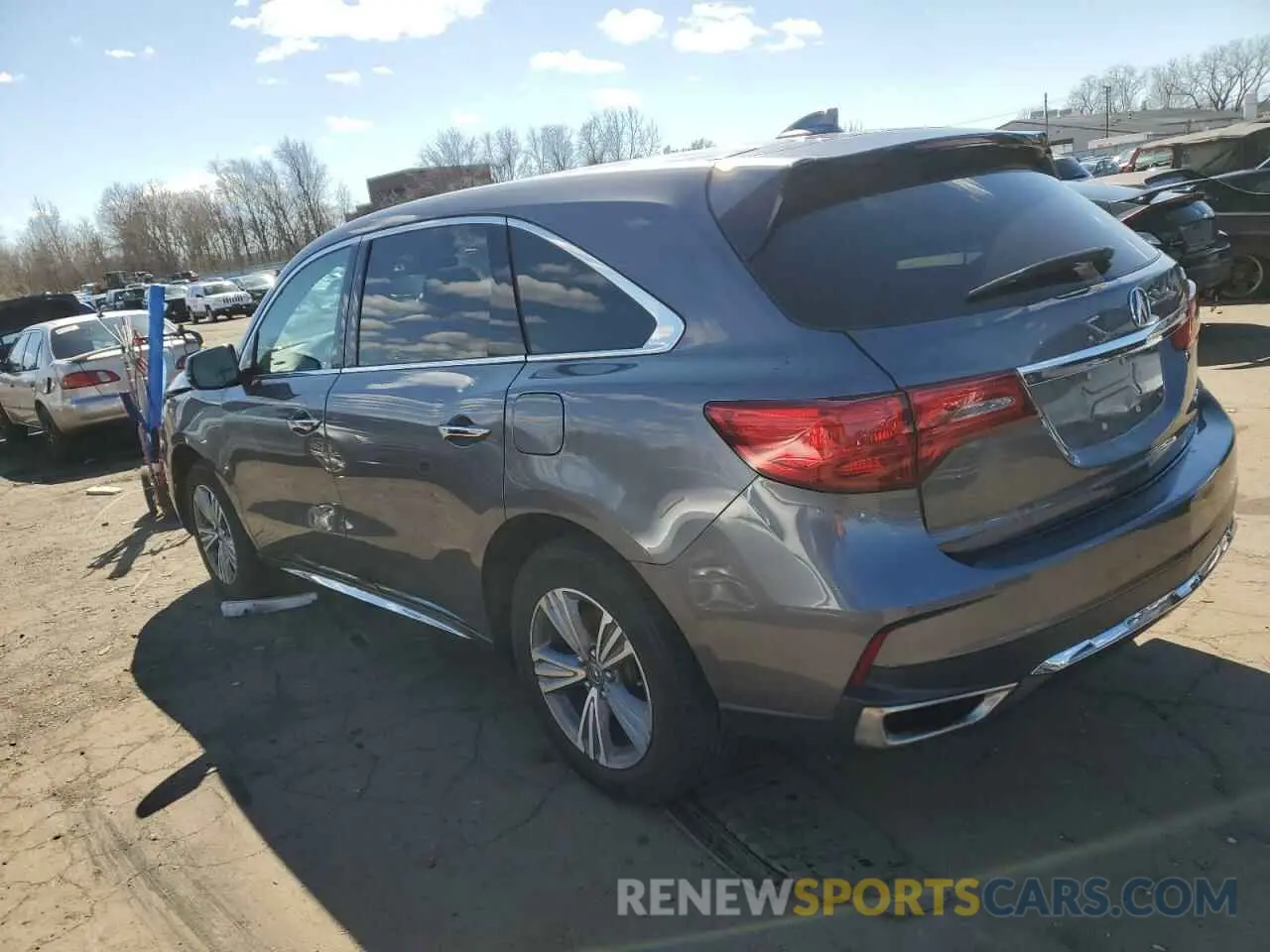 2 Photograph of a damaged car 5J8YD4H34LL041619 ACURA MDX 2020