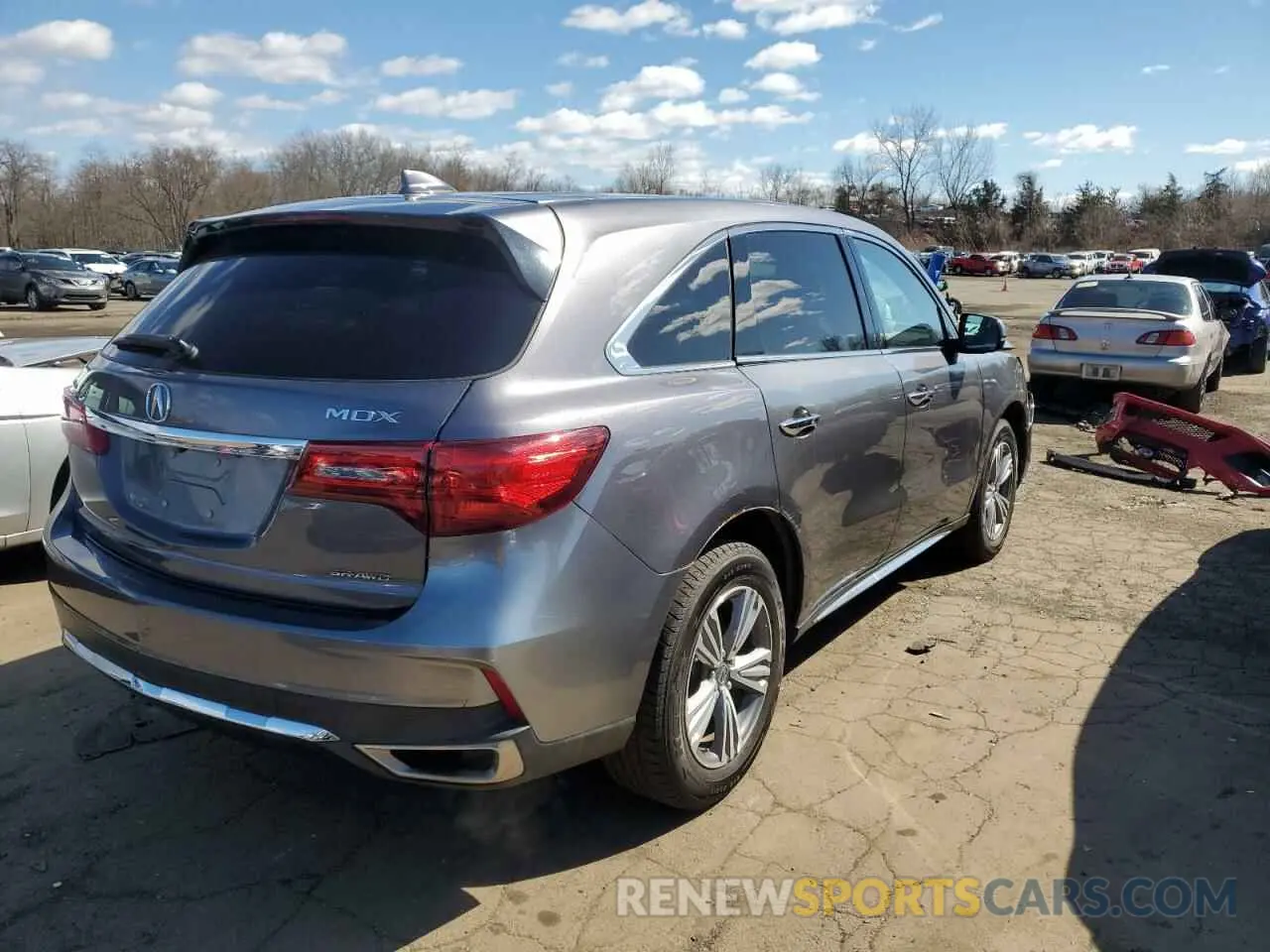 3 Photograph of a damaged car 5J8YD4H34LL041619 ACURA MDX 2020