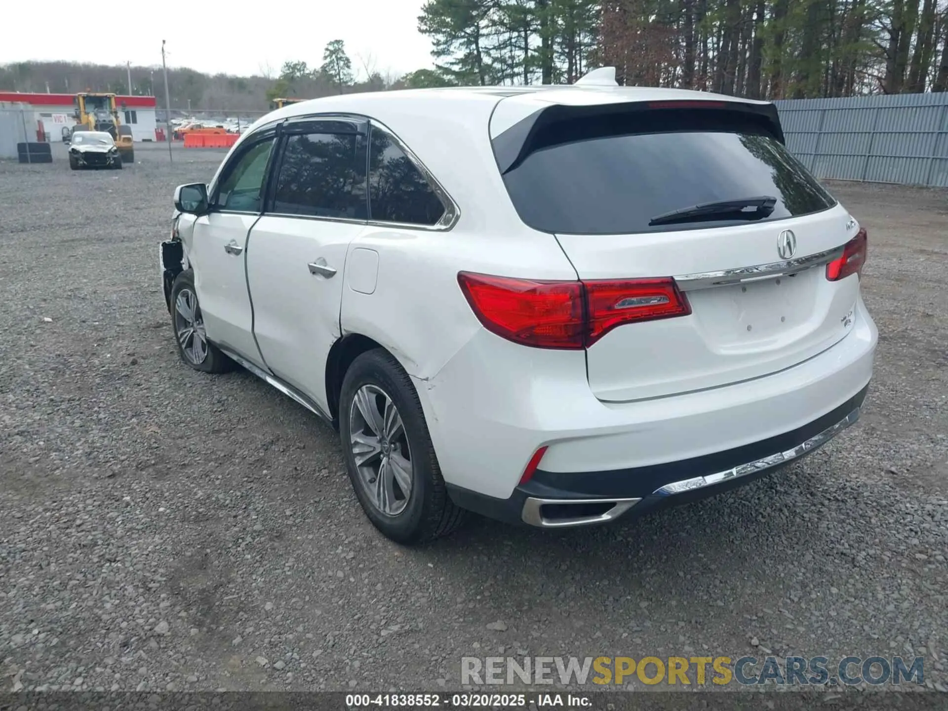 3 Photograph of a damaged car 5J8YD4H36LL002675 ACURA MDX 2020