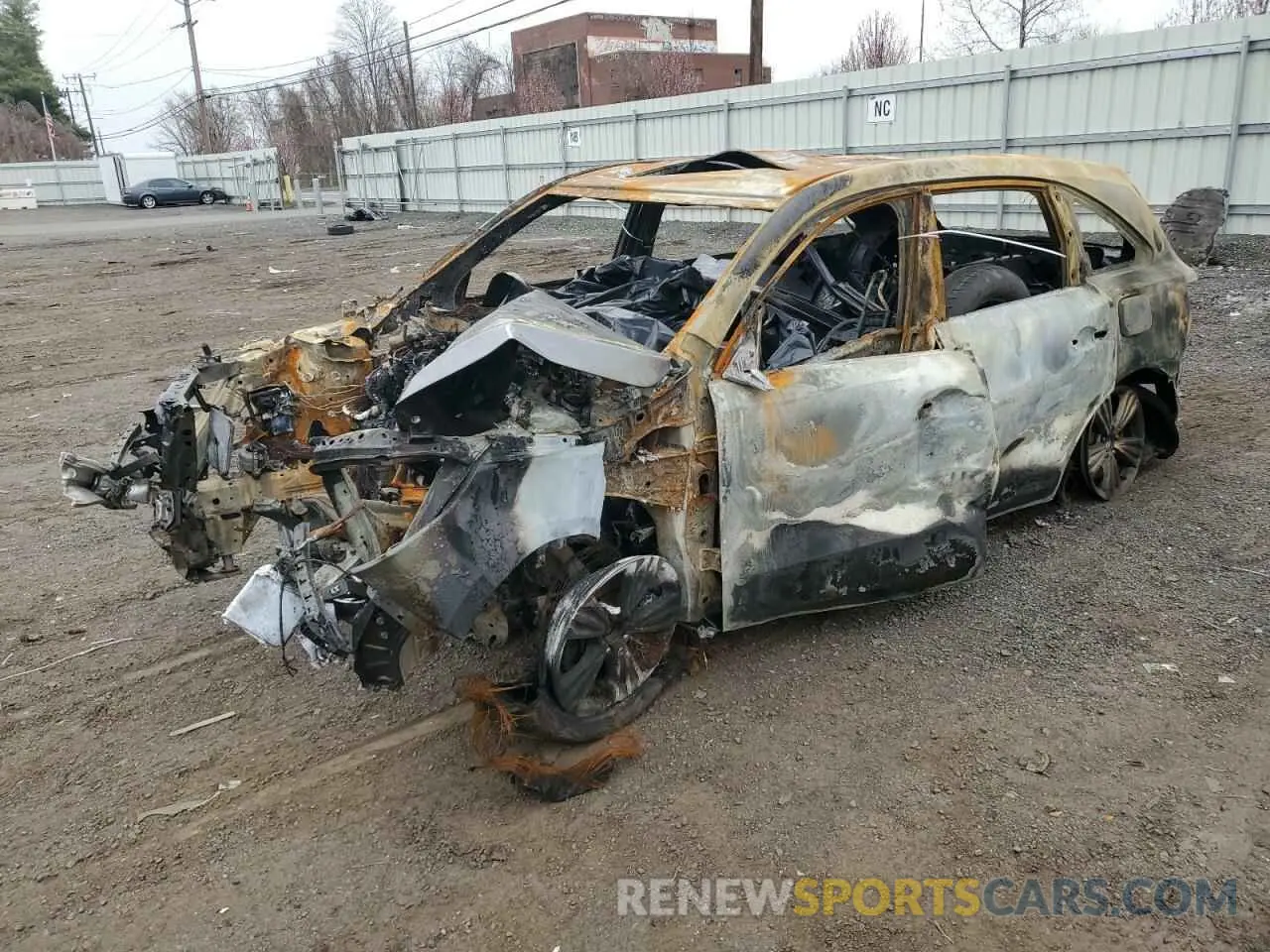 1 Photograph of a damaged car 5J8YD4H36LL035465 ACURA MDX 2020