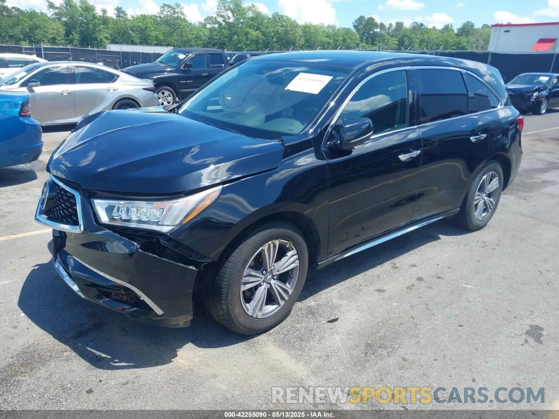2 Photograph of a damaged car 5J8YD4H37LL004130 ACURA MDX 2020