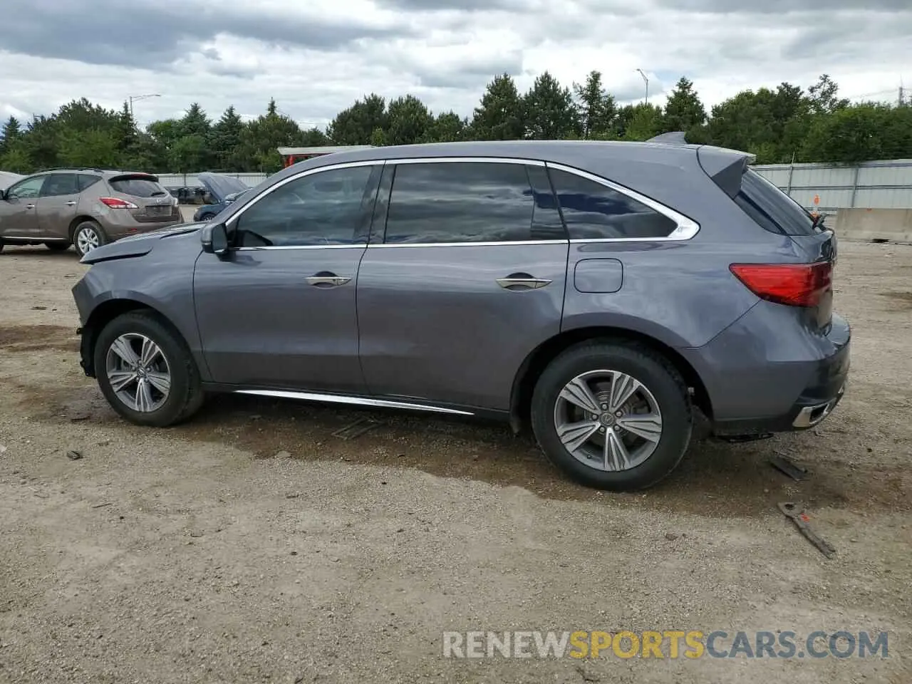 2 Photograph of a damaged car 5J8YD4H38LL005822 ACURA MDX 2020