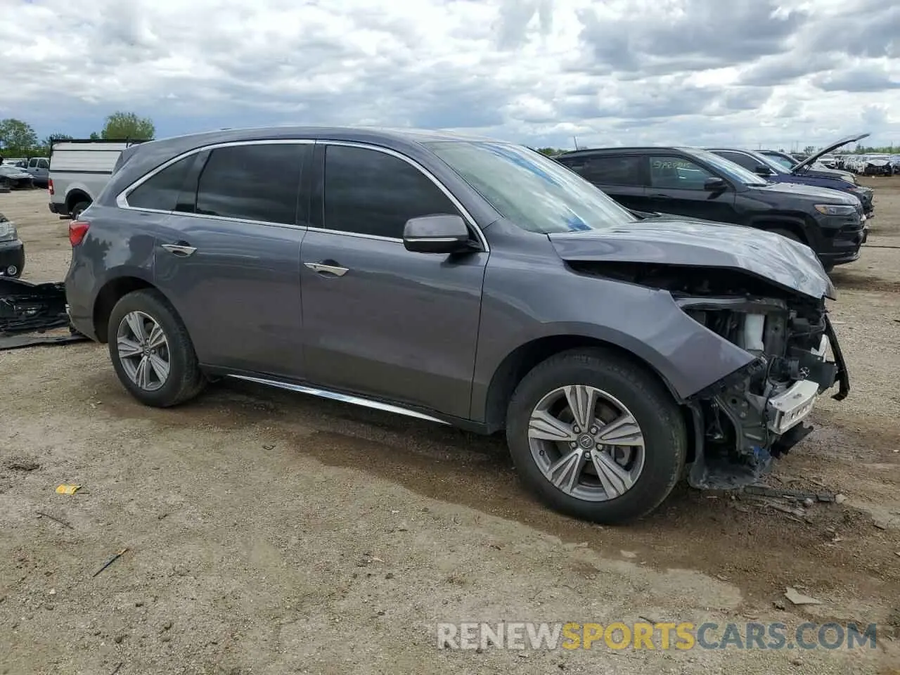 4 Photograph of a damaged car 5J8YD4H38LL005822 ACURA MDX 2020