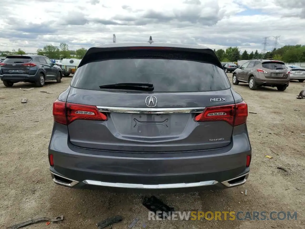 6 Photograph of a damaged car 5J8YD4H38LL005822 ACURA MDX 2020