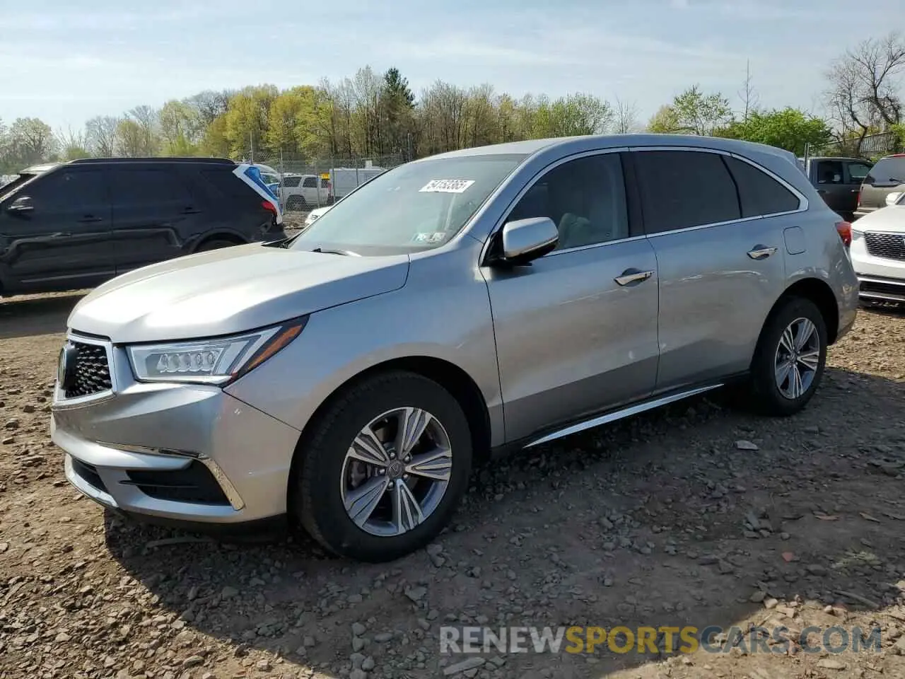 1 Photograph of a damaged car 5J8YD4H38LL035953 ACURA MDX 2020