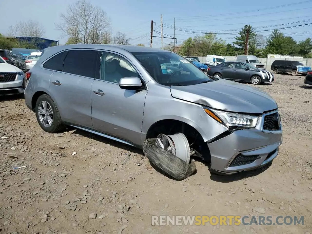 4 Photograph of a damaged car 5J8YD4H38LL035953 ACURA MDX 2020