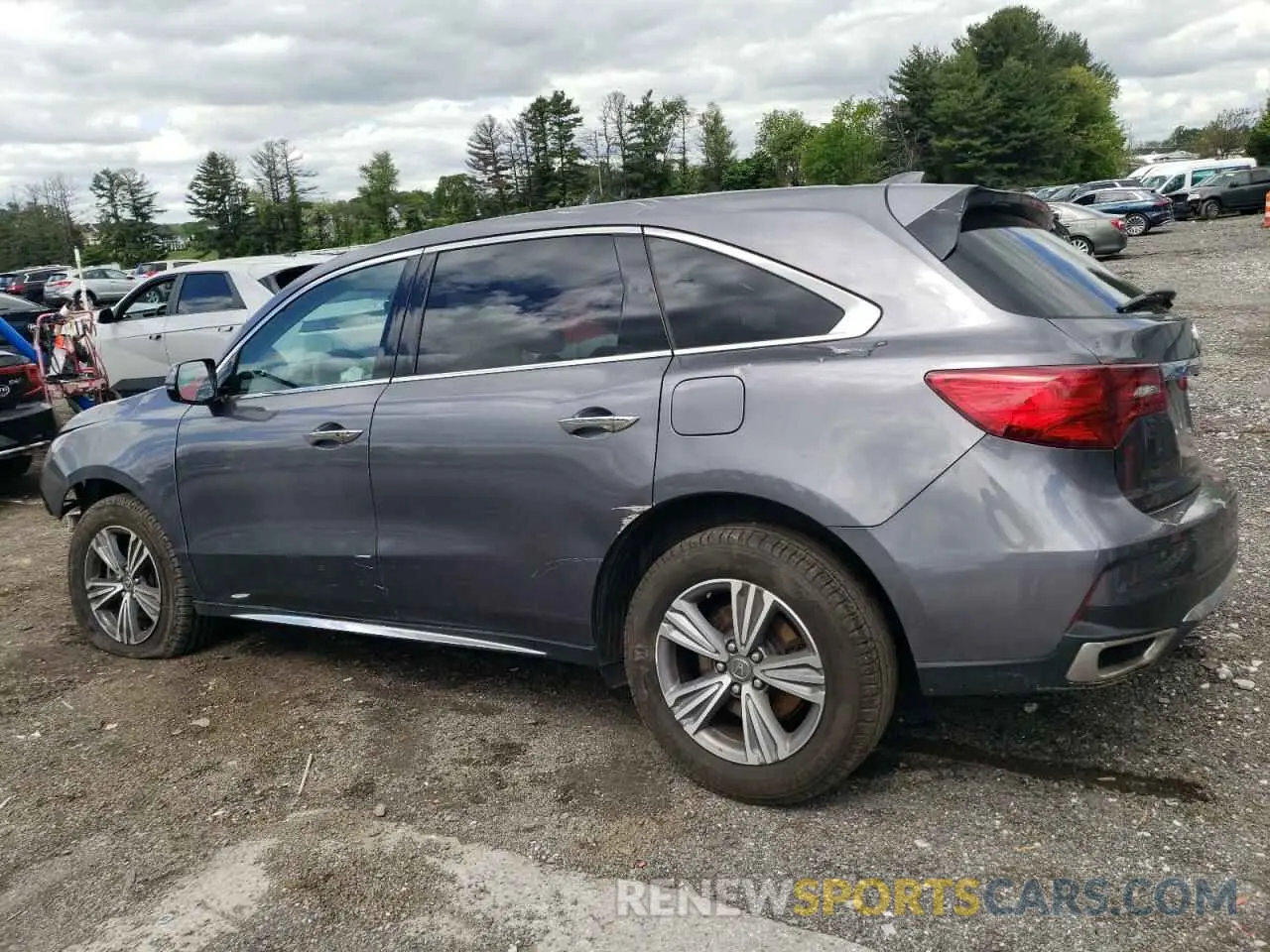 2 Photograph of a damaged car 5J8YD4H38LL045981 ACURA MDX 2020