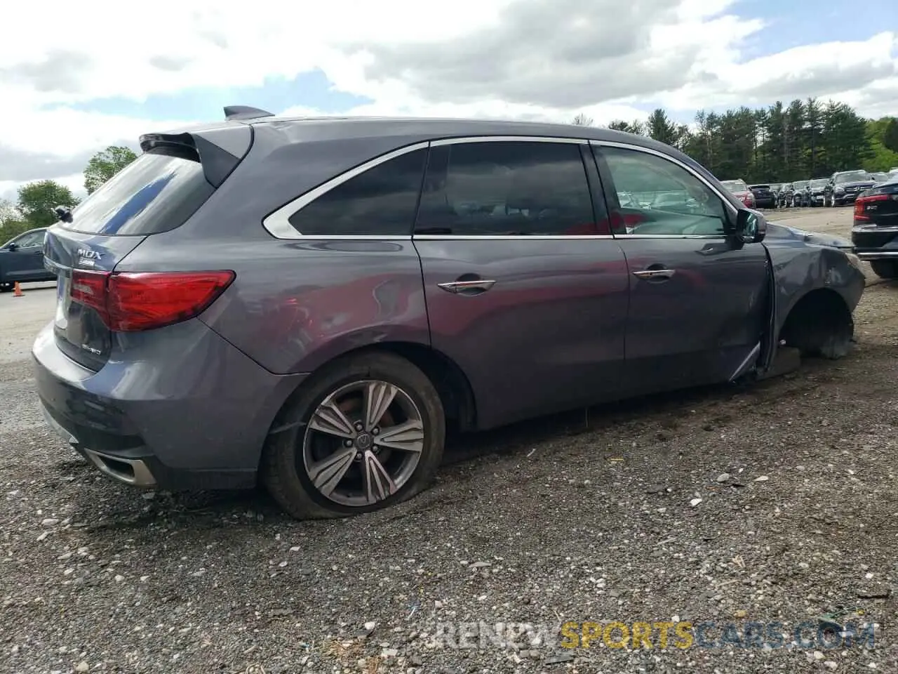 3 Photograph of a damaged car 5J8YD4H38LL045981 ACURA MDX 2020