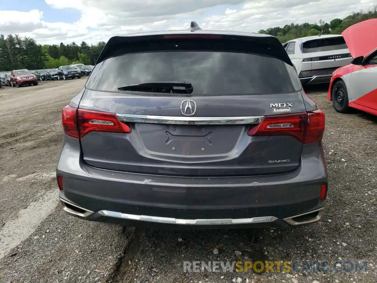 6 Photograph of a damaged car 5J8YD4H38LL045981 ACURA MDX 2020