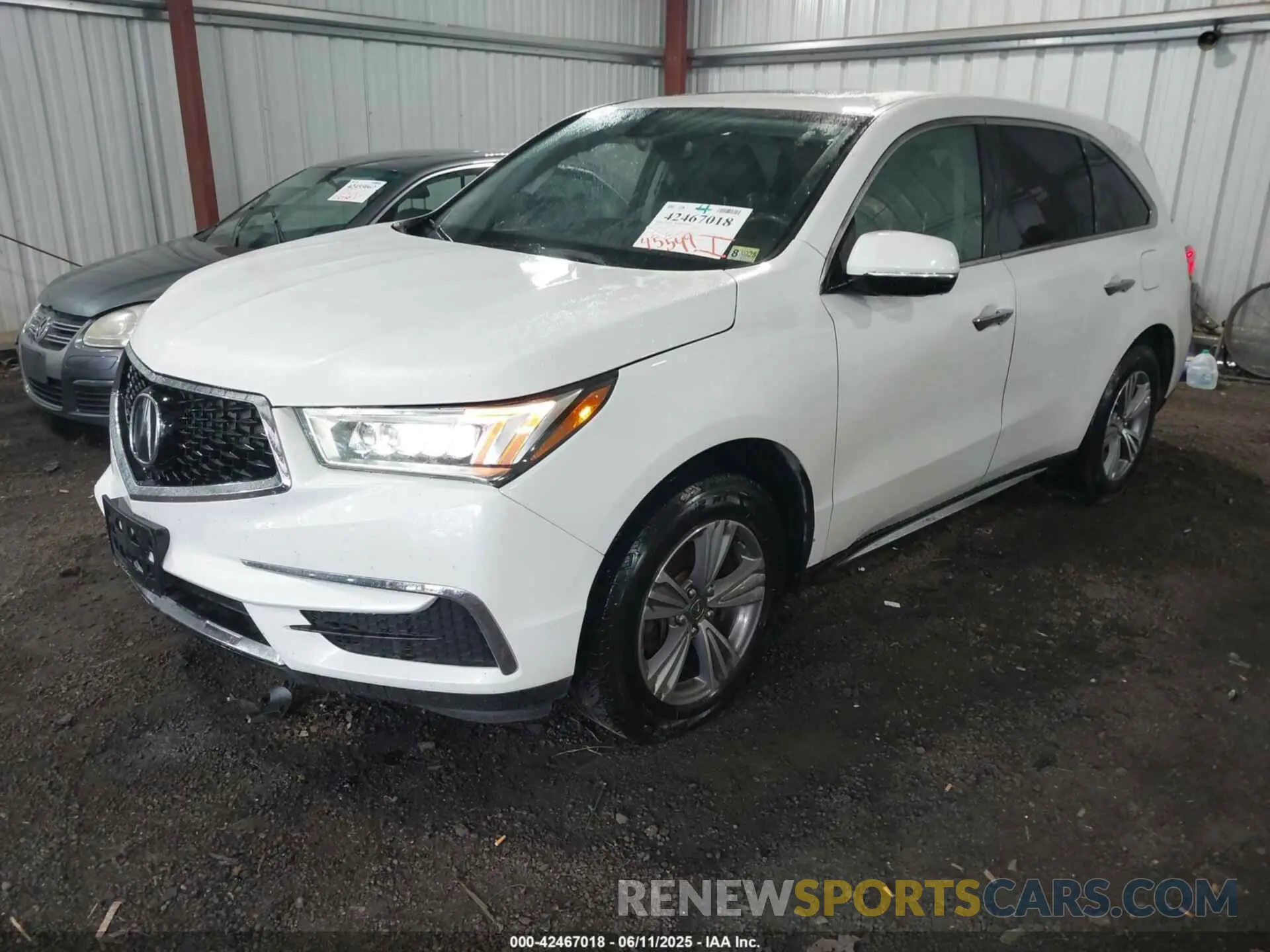 2 Photograph of a damaged car 5J8YD4H39LL041941 ACURA MDX 2020