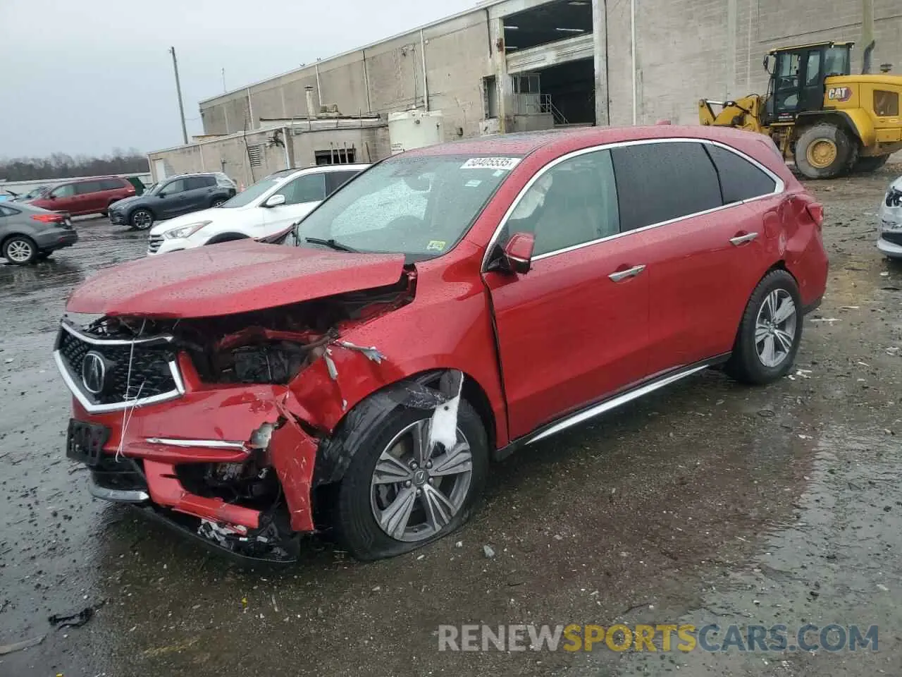 1 Photograph of a damaged car 5J8YD4H39LL049103 ACURA MDX 2020