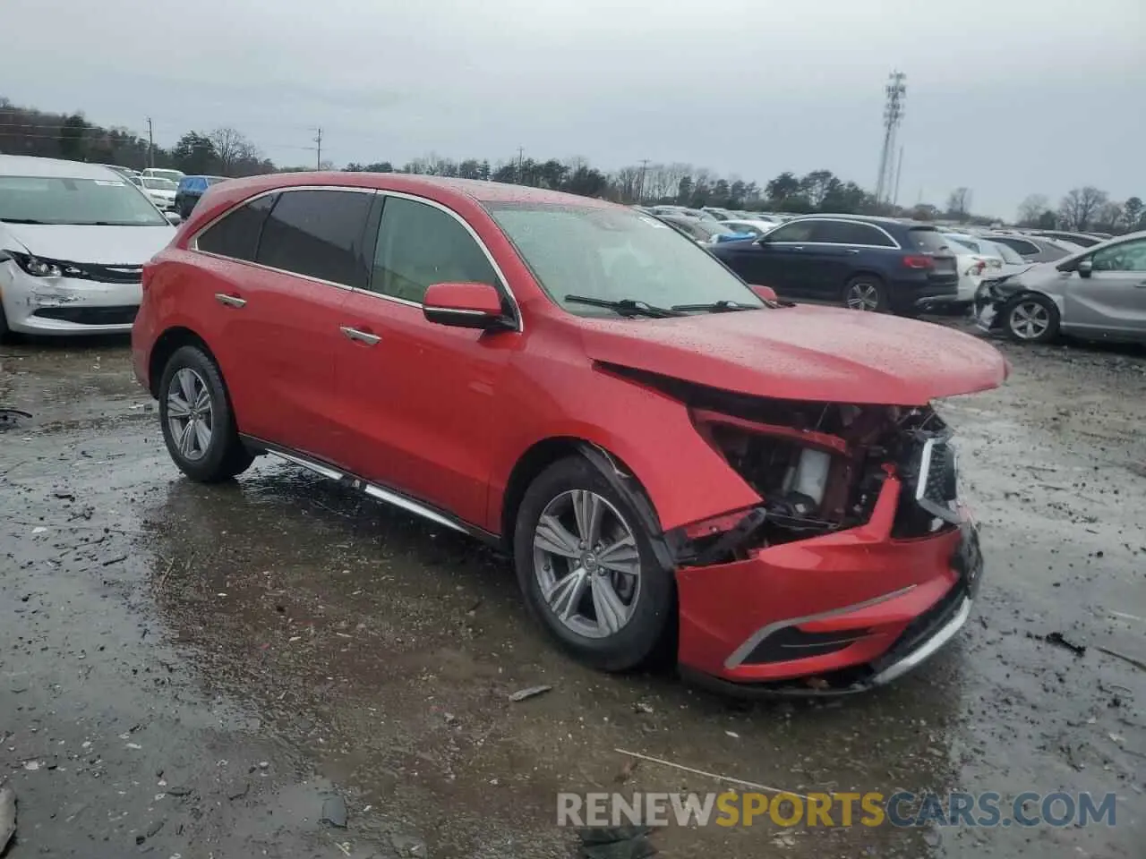 4 Photograph of a damaged car 5J8YD4H39LL049103 ACURA MDX 2020
