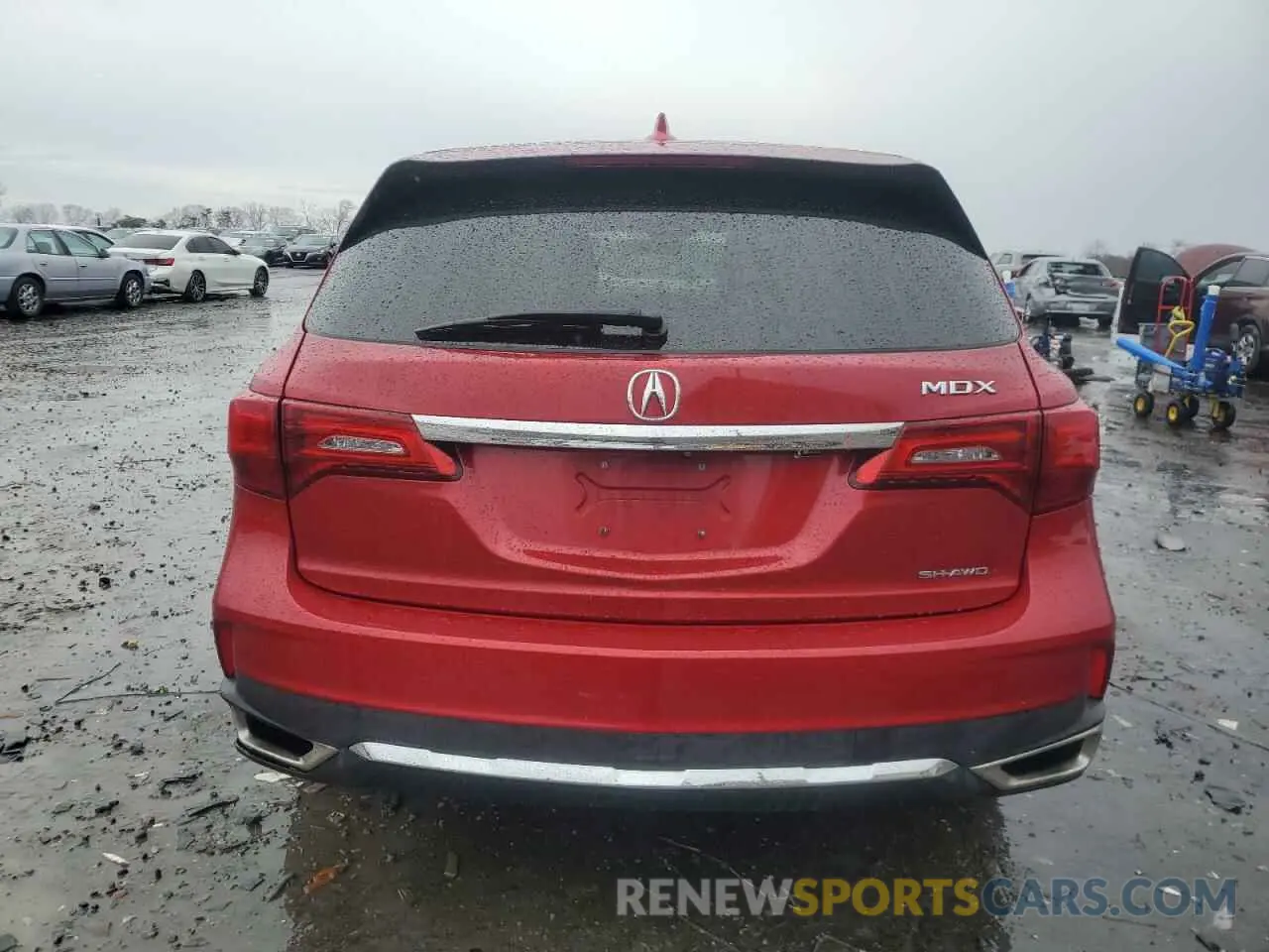 6 Photograph of a damaged car 5J8YD4H39LL049103 ACURA MDX 2020