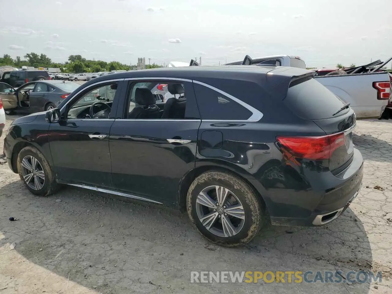 2 Photograph of a damaged car 5J8YD4H39LL053717 ACURA MDX 2020