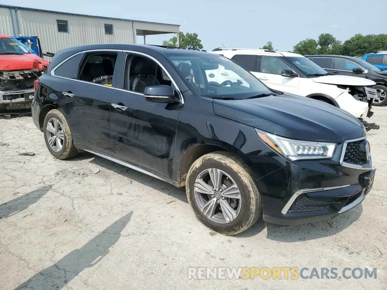 4 Photograph of a damaged car 5J8YD4H39LL053717 ACURA MDX 2020