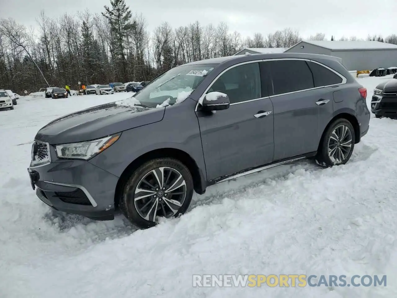 1 Photograph of a damaged car 5J8YD4H47LL802054 ACURA MDX 2020