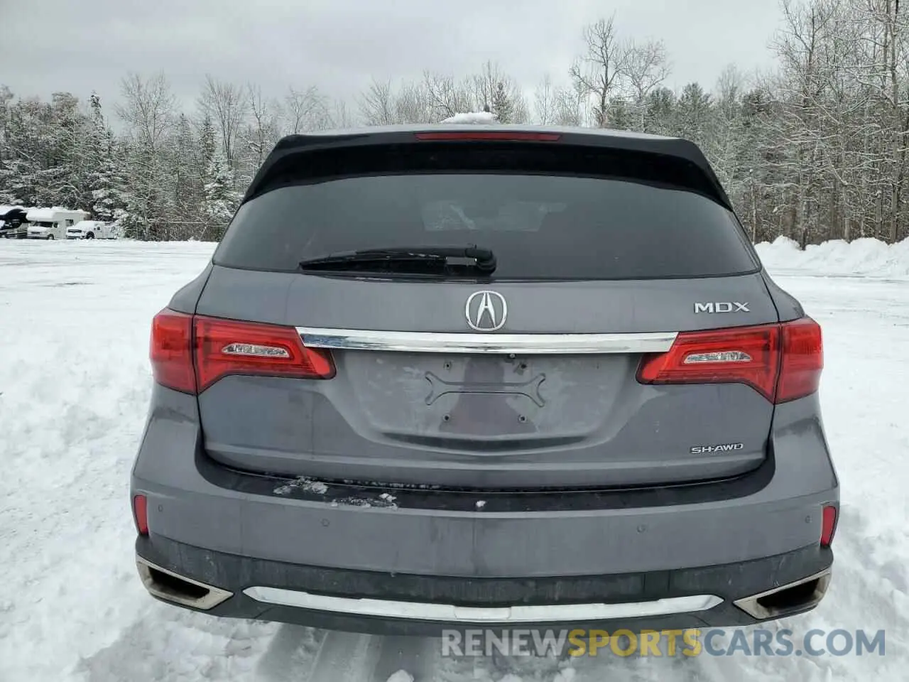 6 Photograph of a damaged car 5J8YD4H47LL802054 ACURA MDX 2020