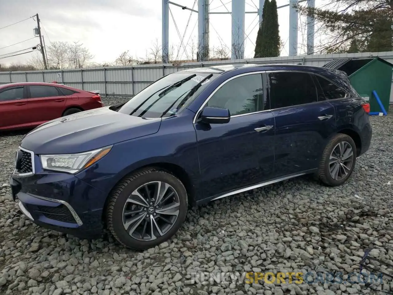 1 Photograph of a damaged car 5J8YD4H50LL010949 ACURA MDX 2020