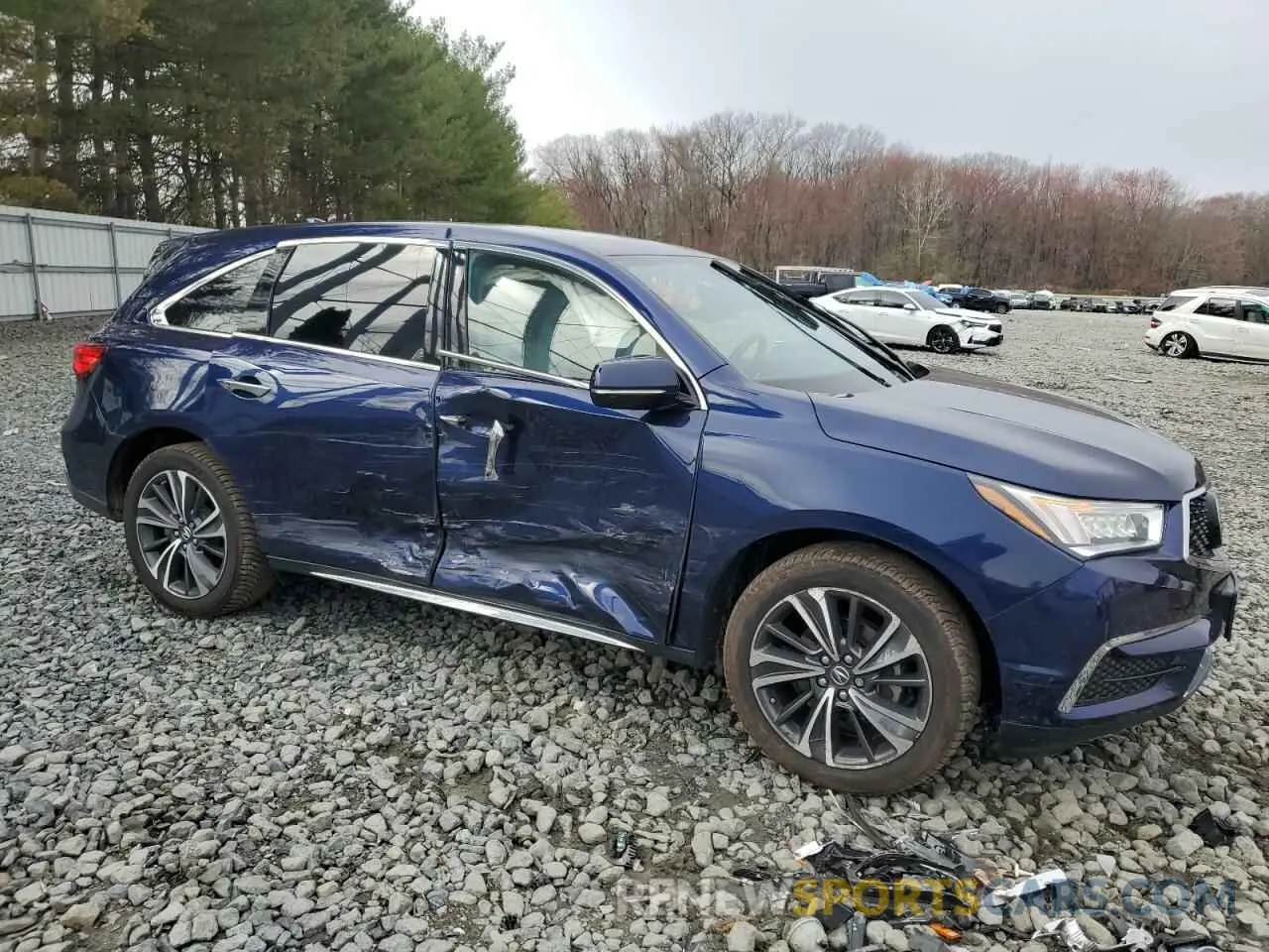 4 Photograph of a damaged car 5J8YD4H50LL010949 ACURA MDX 2020