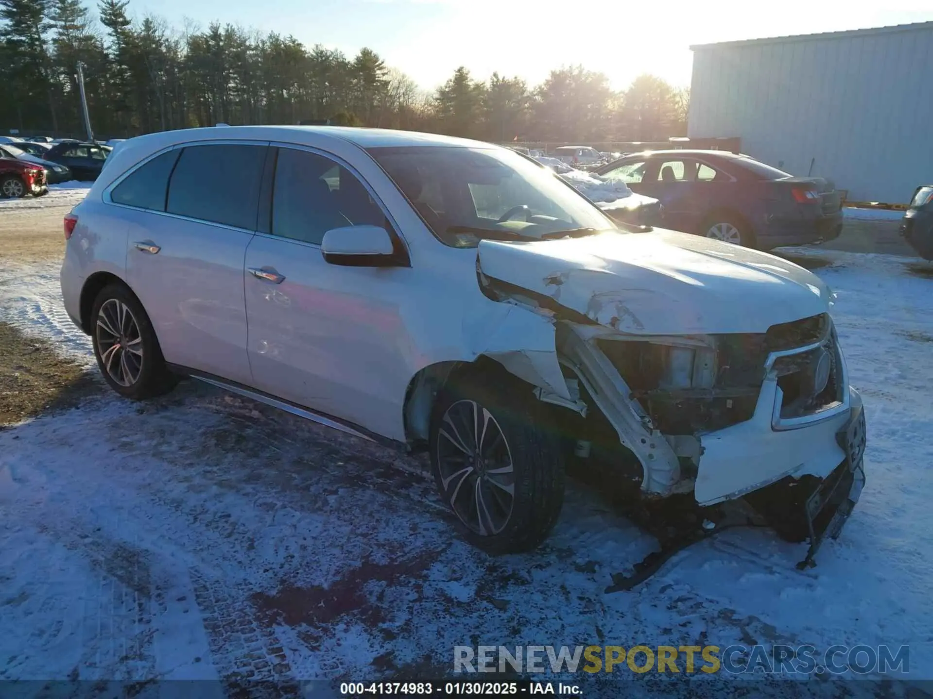 1 Photograph of a damaged car 5J8YD4H52LL023699 ACURA MDX 2020