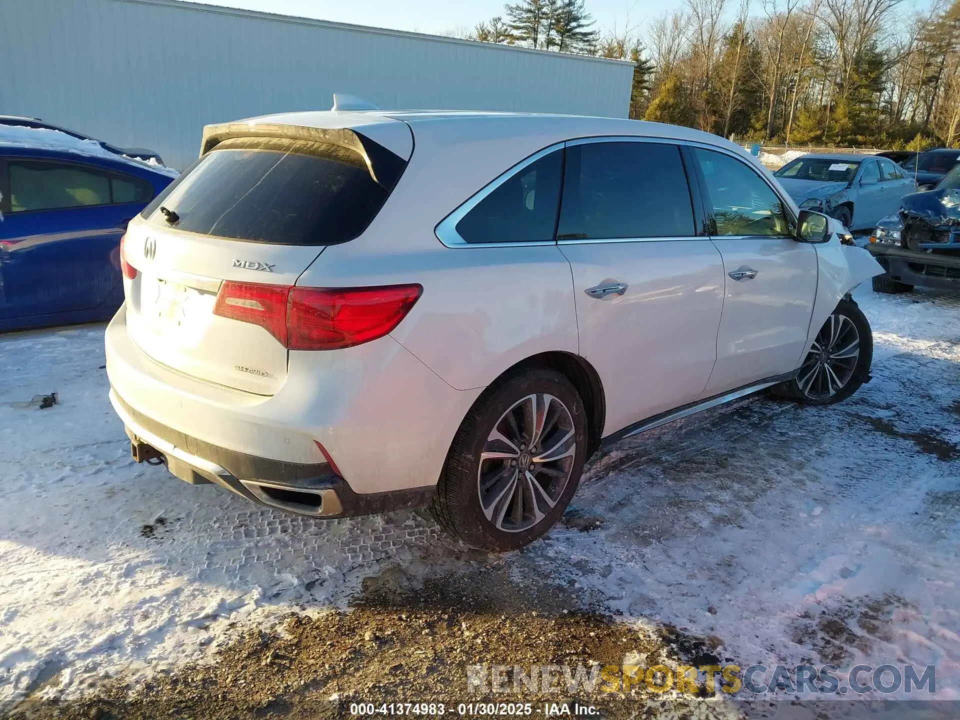 4 Photograph of a damaged car 5J8YD4H52LL023699 ACURA MDX 2020