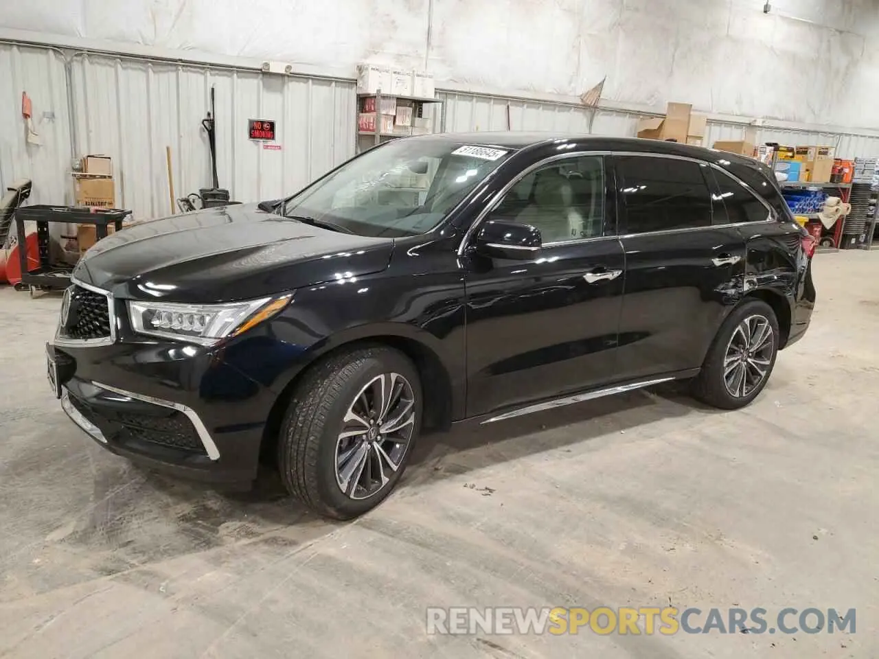 1 Photograph of a damaged car 5J8YD4H54LL012624 ACURA MDX 2020