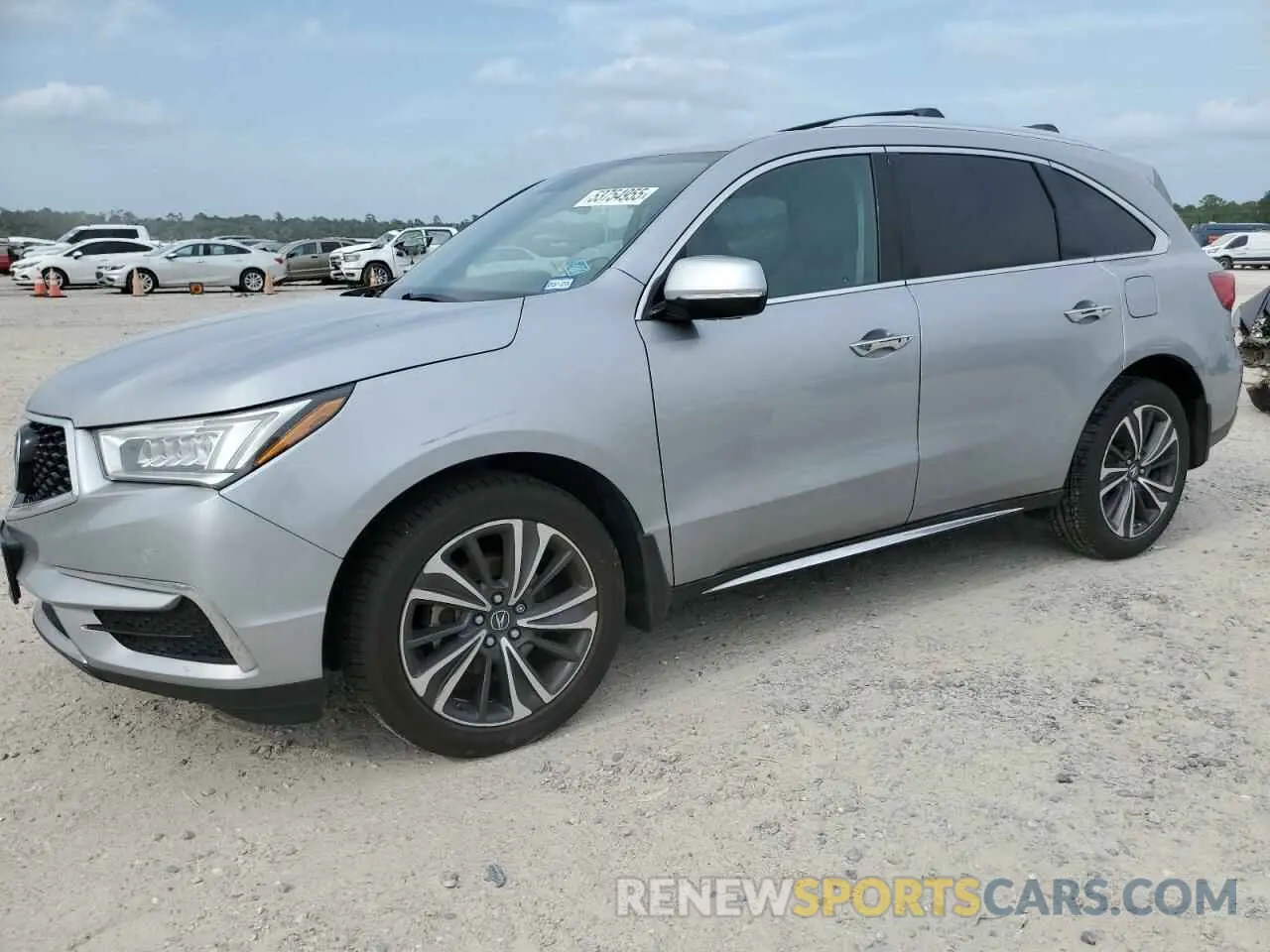 1 Photograph of a damaged car 5J8YD4H54LL027303 ACURA MDX 2020