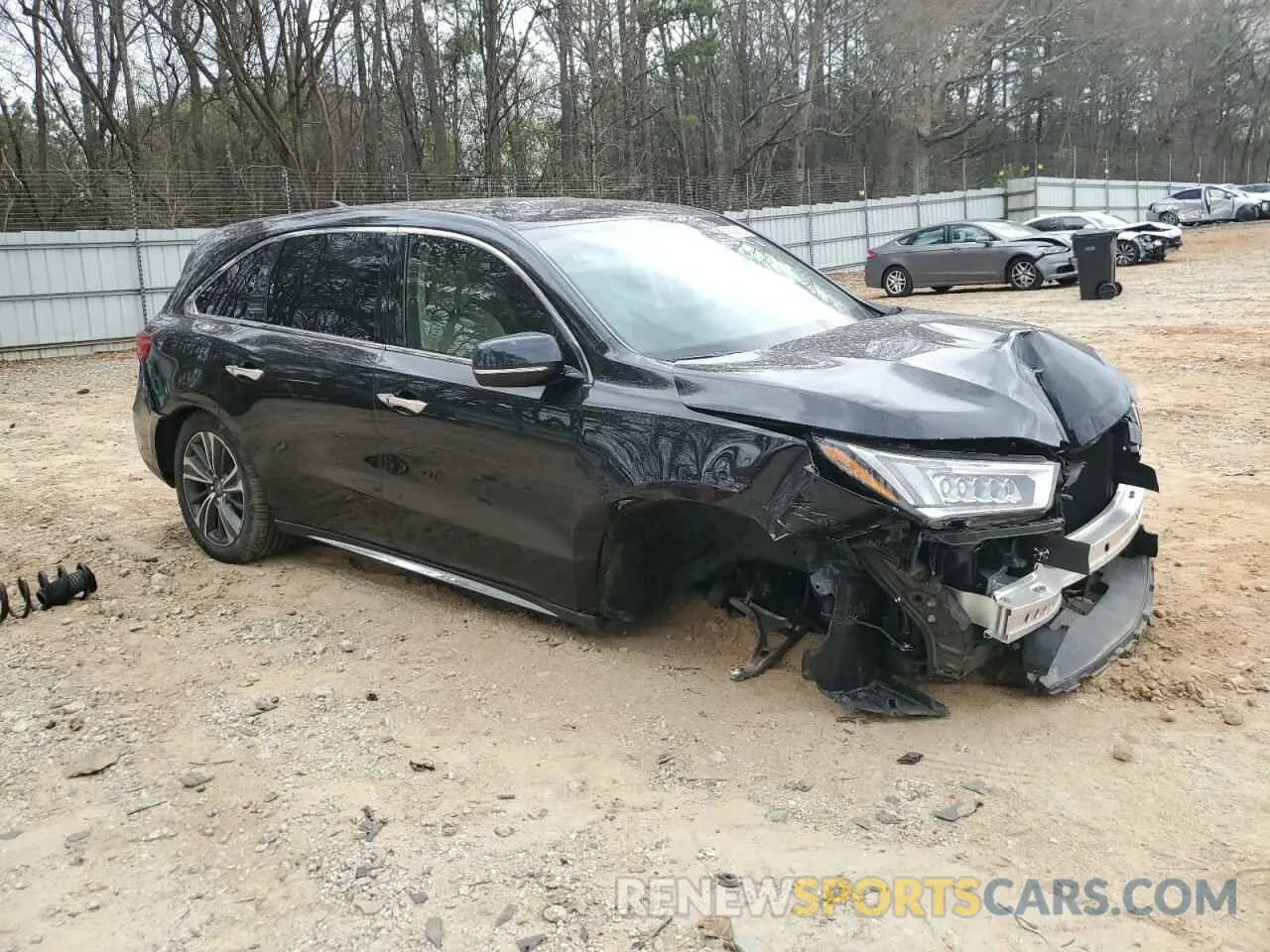 4 Photograph of a damaged car 5J8YD4H54LL037846 ACURA MDX 2020