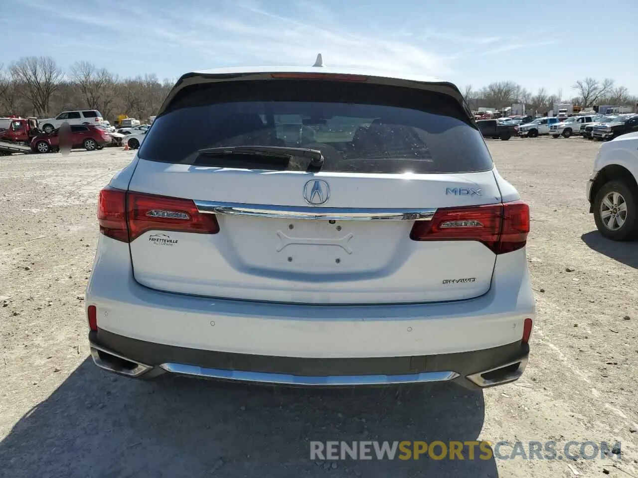 6 Photograph of a damaged car 5J8YD4H54LL044635 ACURA MDX 2020