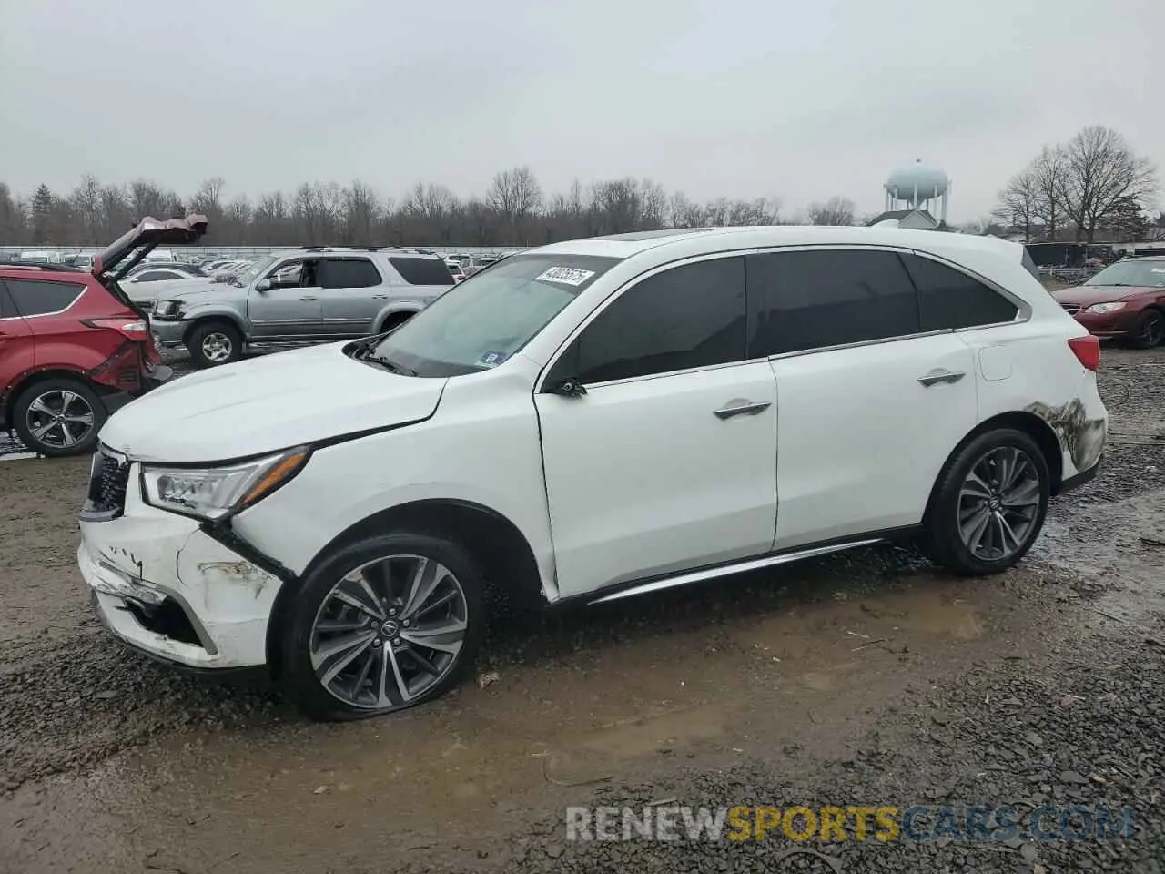1 Photograph of a damaged car 5J8YD4H54LL047454 ACURA MDX 2020