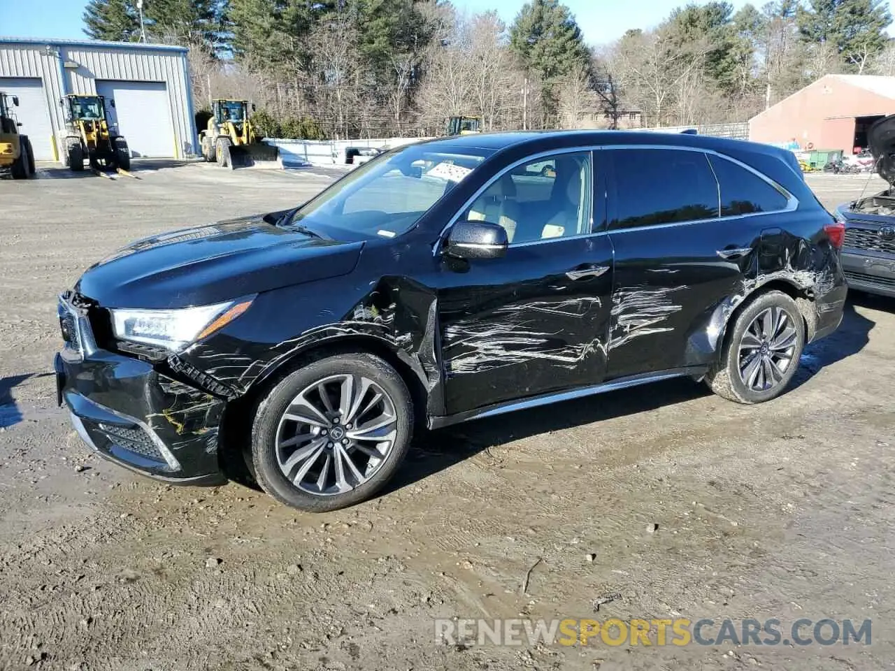 1 Photograph of a damaged car 5J8YD4H55LL022045 ACURA MDX 2020