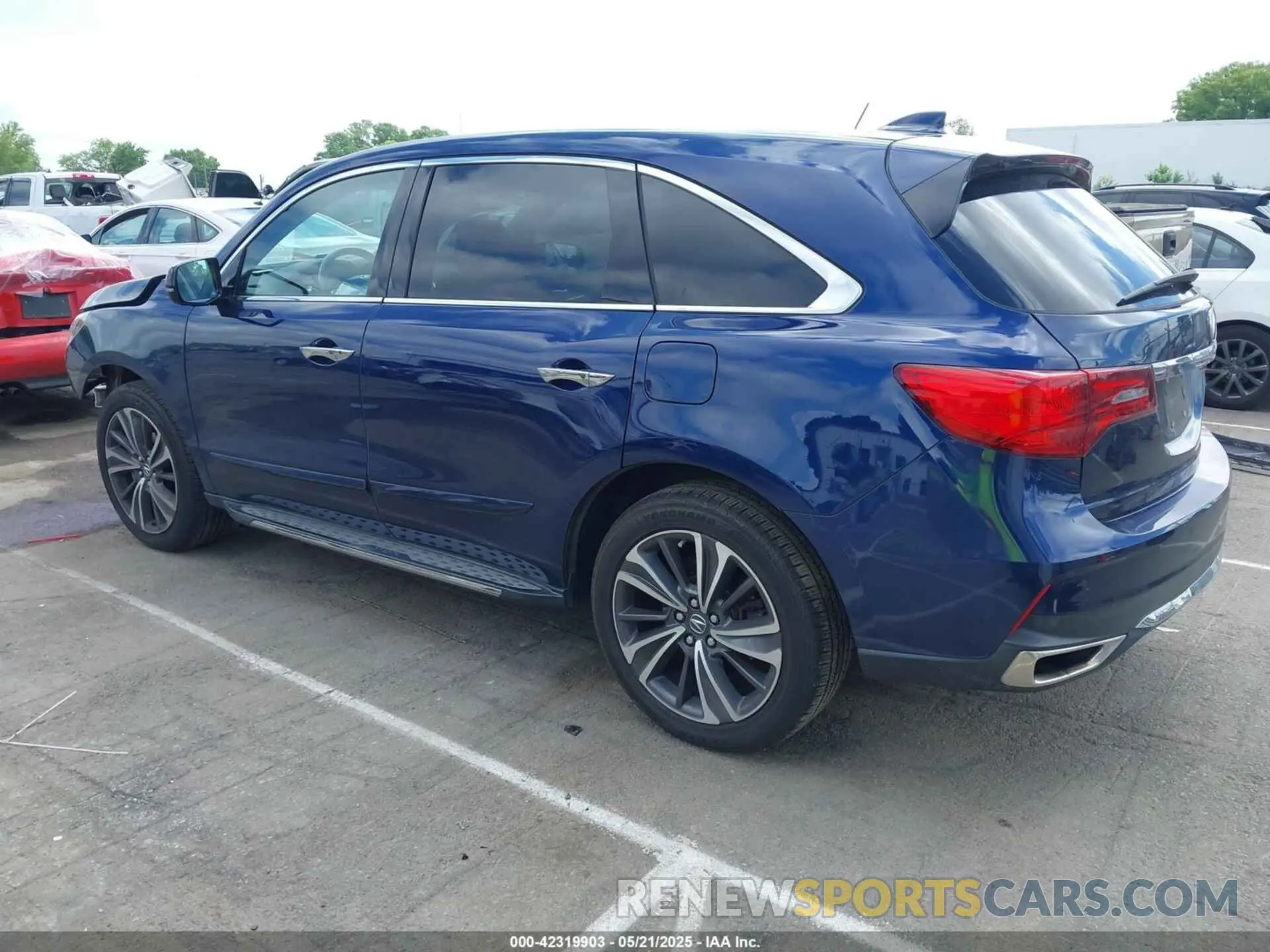 3 Photograph of a damaged car 5J8YD4H57LL007160 ACURA MDX 2020