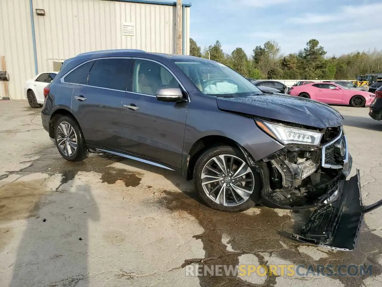 4 Photograph of a damaged car 5J8YD4H57LL025674 ACURA MDX 2020