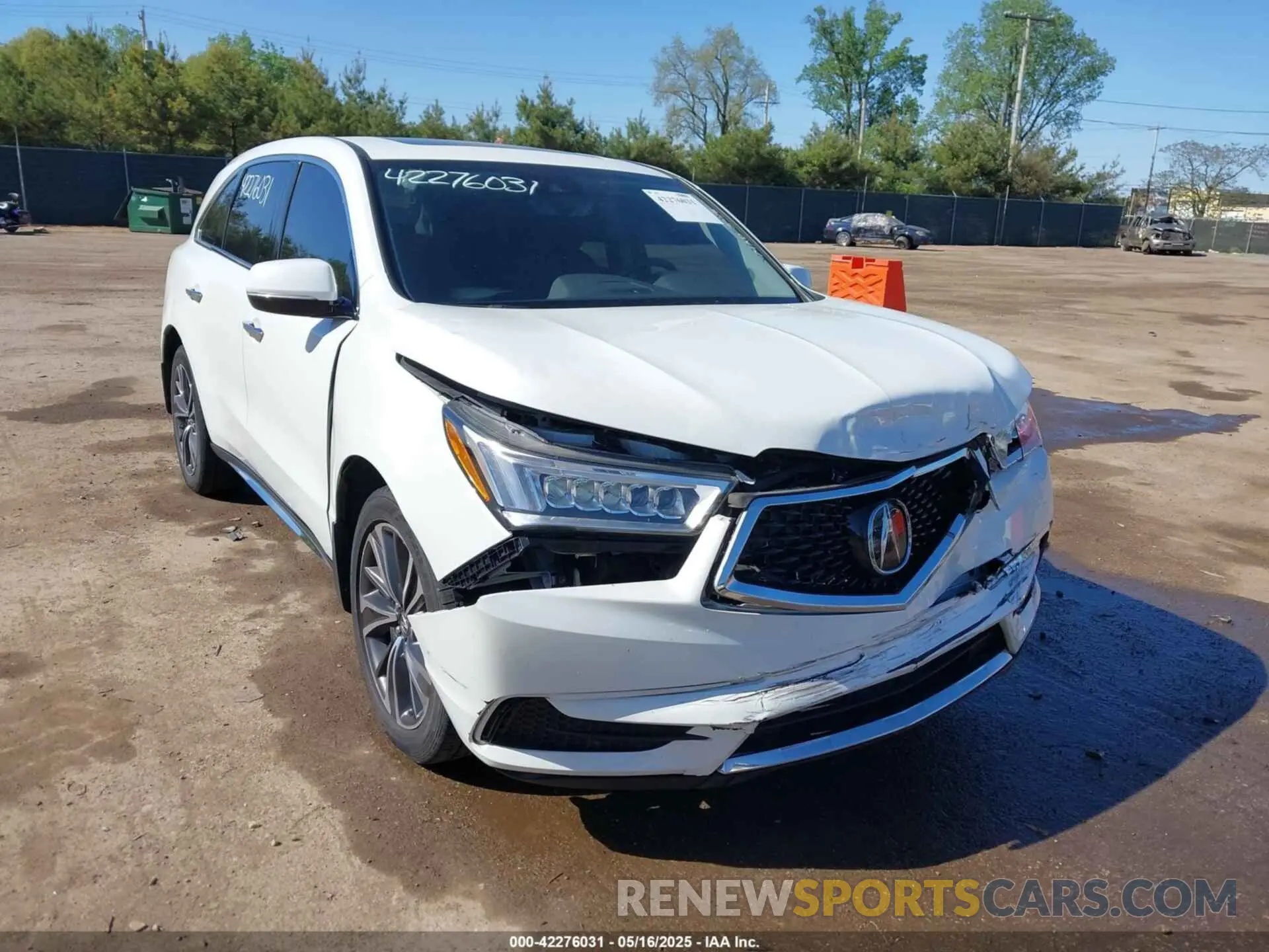 6 Photograph of a damaged car 5J8YD4H58LL033895 ACURA MDX 2020