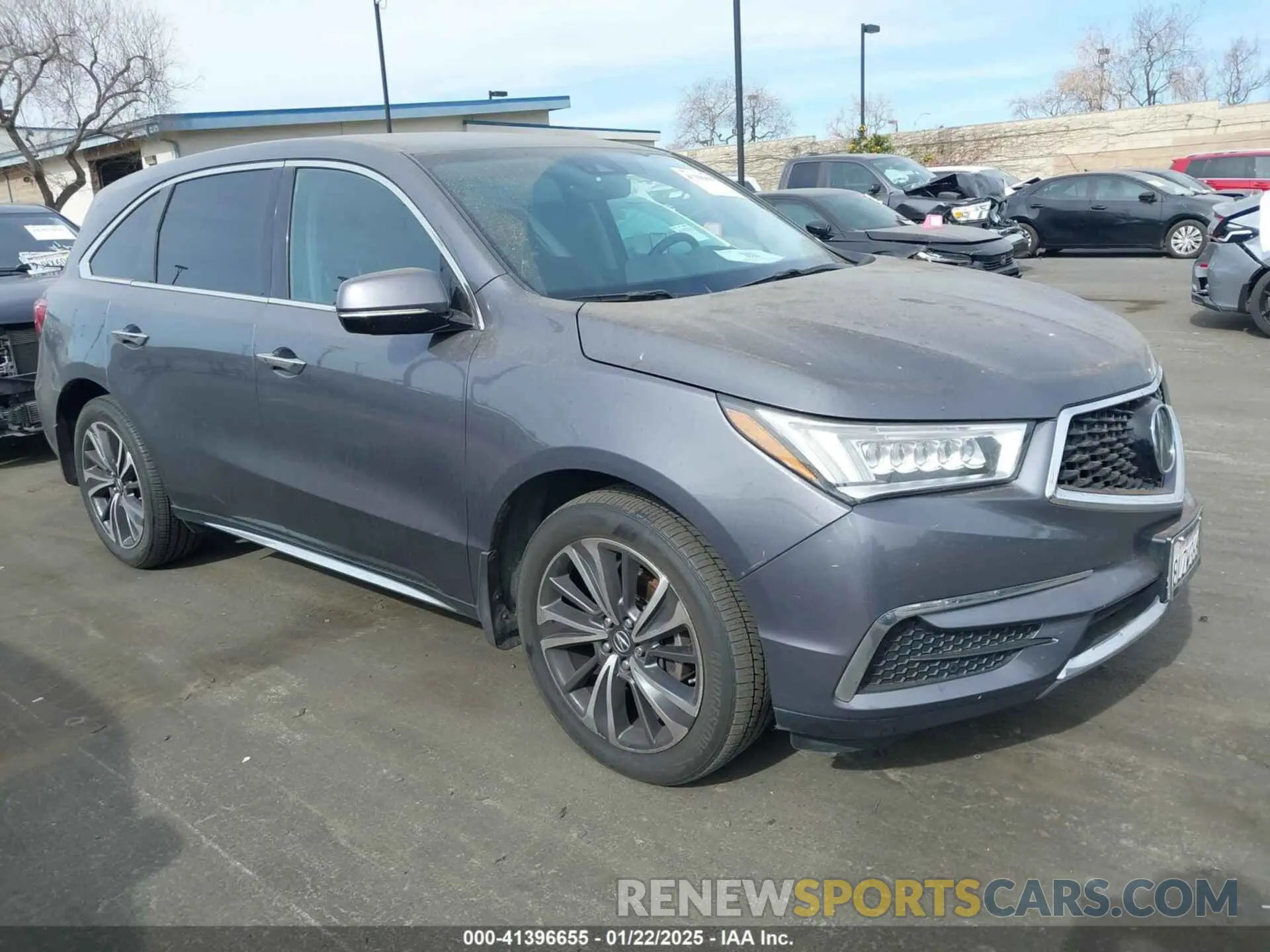 1 Photograph of a damaged car 5J8YD4H59LL002218 ACURA MDX 2020