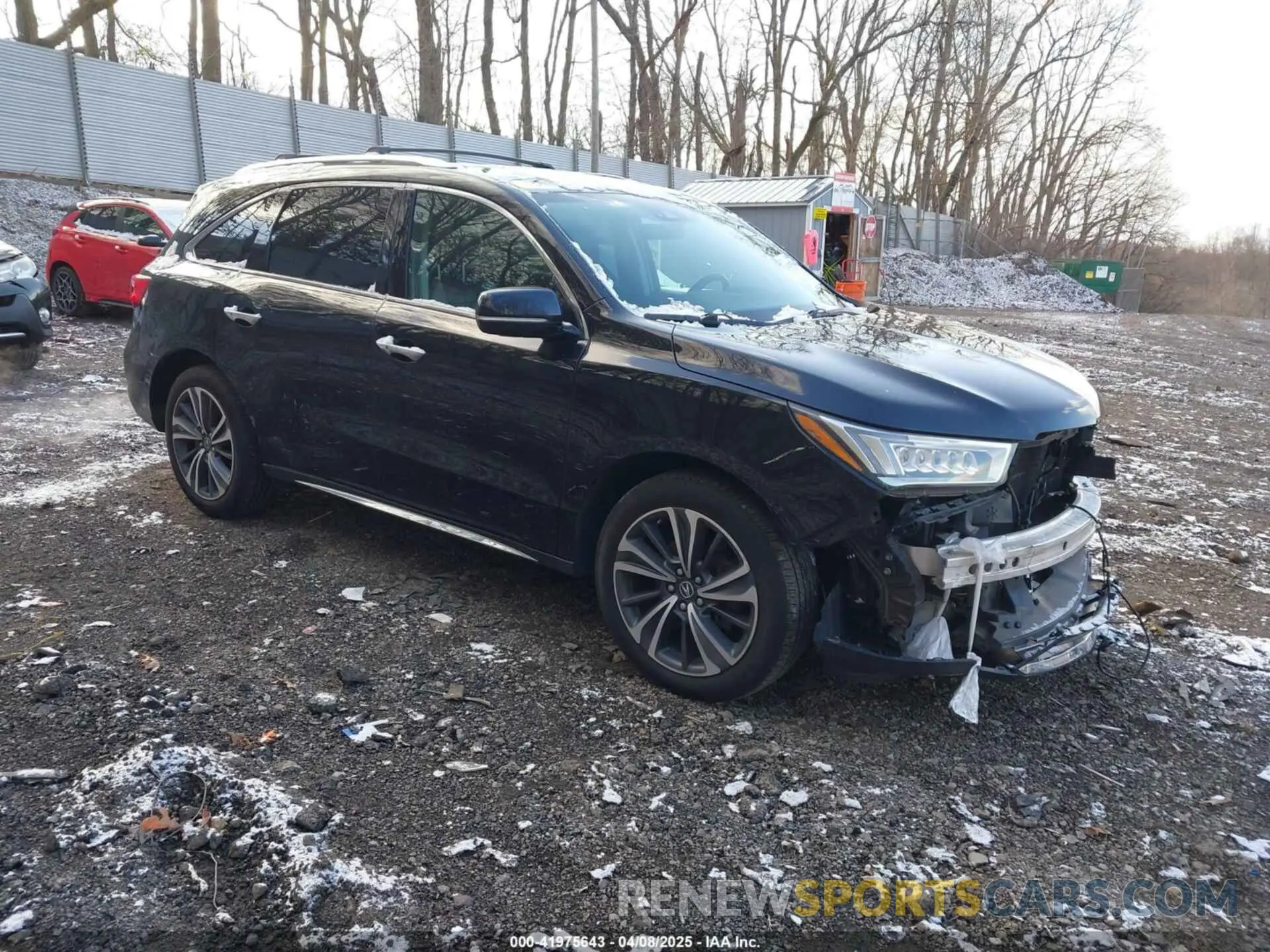 1 Photograph of a damaged car 5J8YD4H59LL019987 ACURA MDX 2020