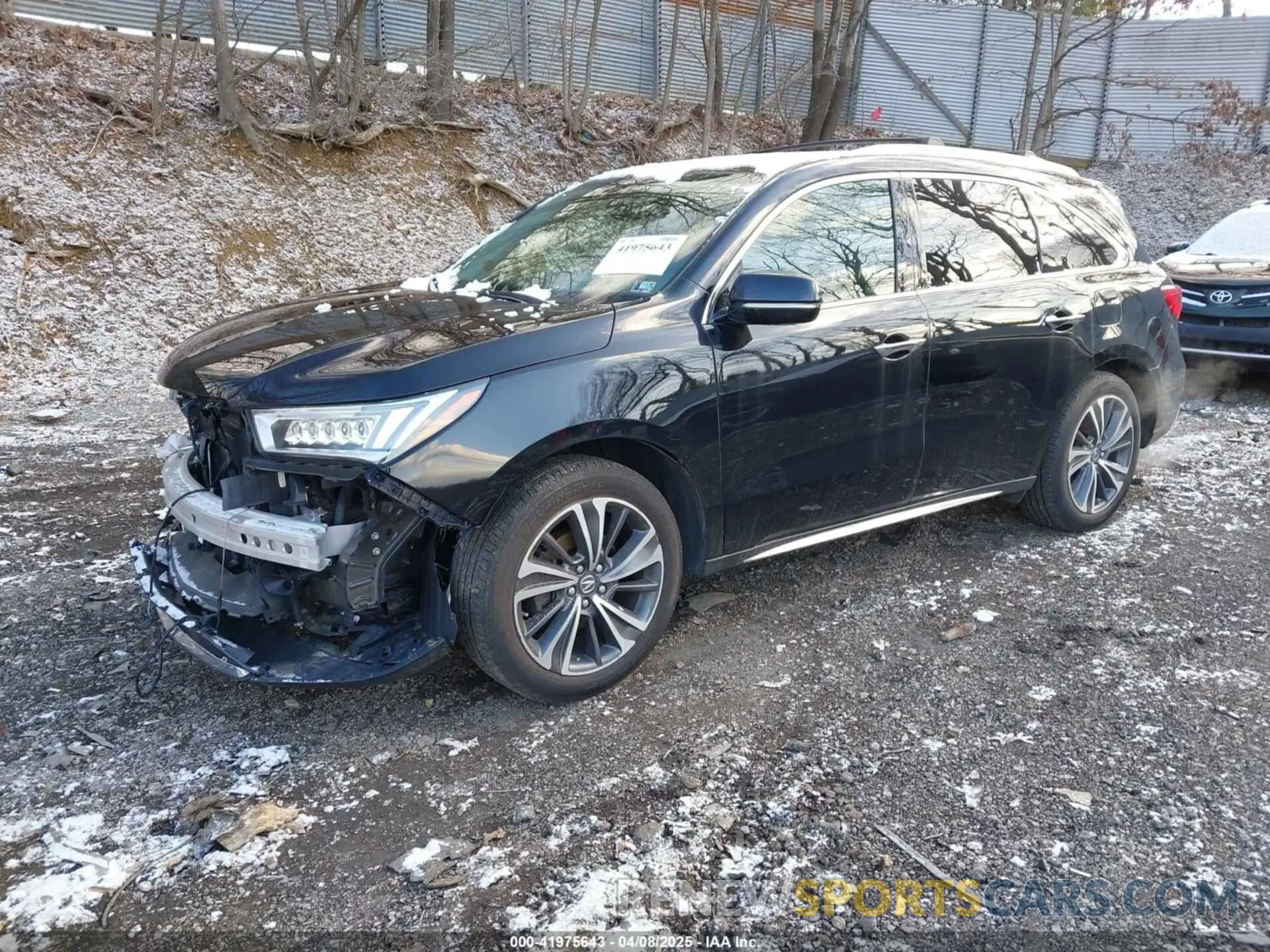 2 Photograph of a damaged car 5J8YD4H59LL019987 ACURA MDX 2020