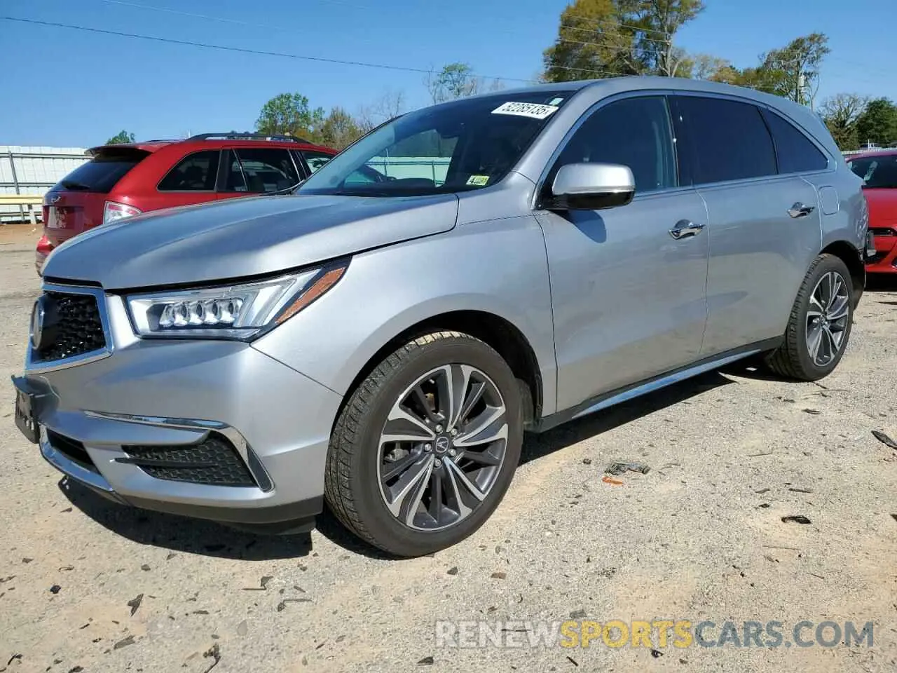 1 Photograph of a damaged car 5J8YD4H59LL022596 ACURA MDX 2020