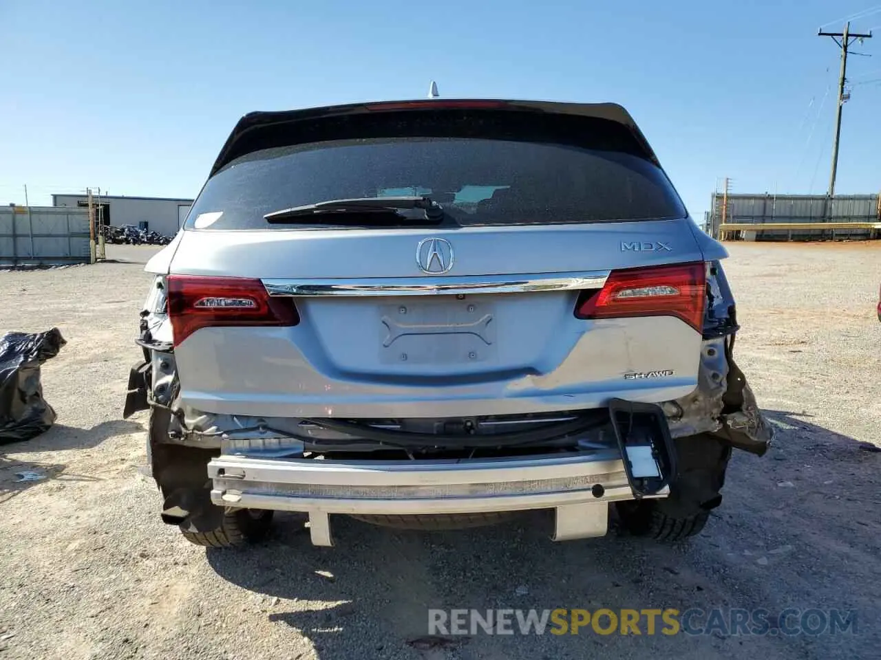 6 Photograph of a damaged car 5J8YD4H59LL022596 ACURA MDX 2020