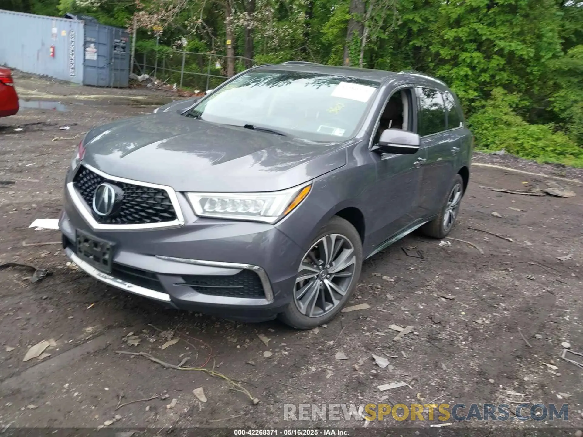2 Photograph of a damaged car 5J8YD4H59LL033422 ACURA MDX 2020