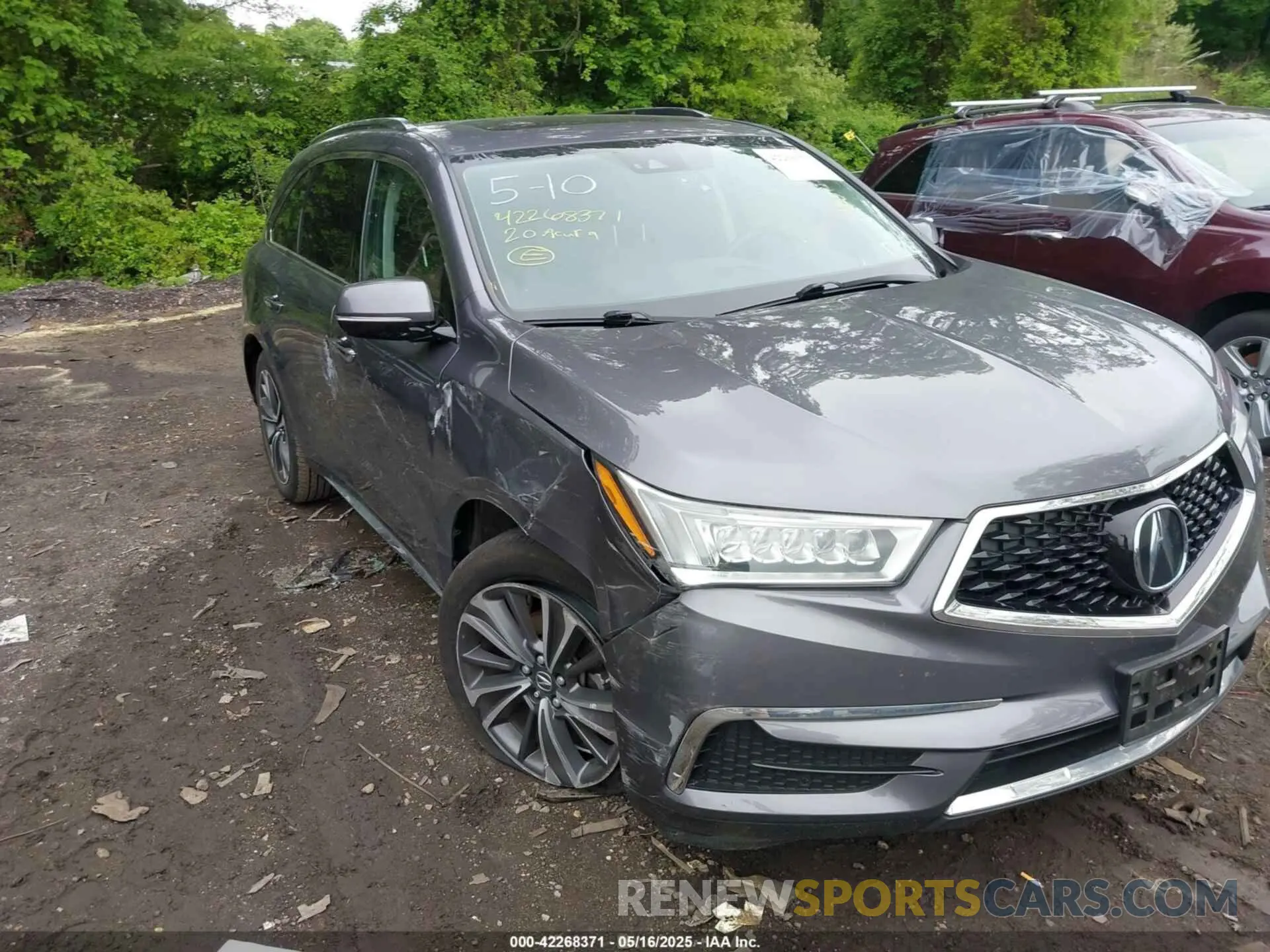 6 Photograph of a damaged car 5J8YD4H59LL033422 ACURA MDX 2020