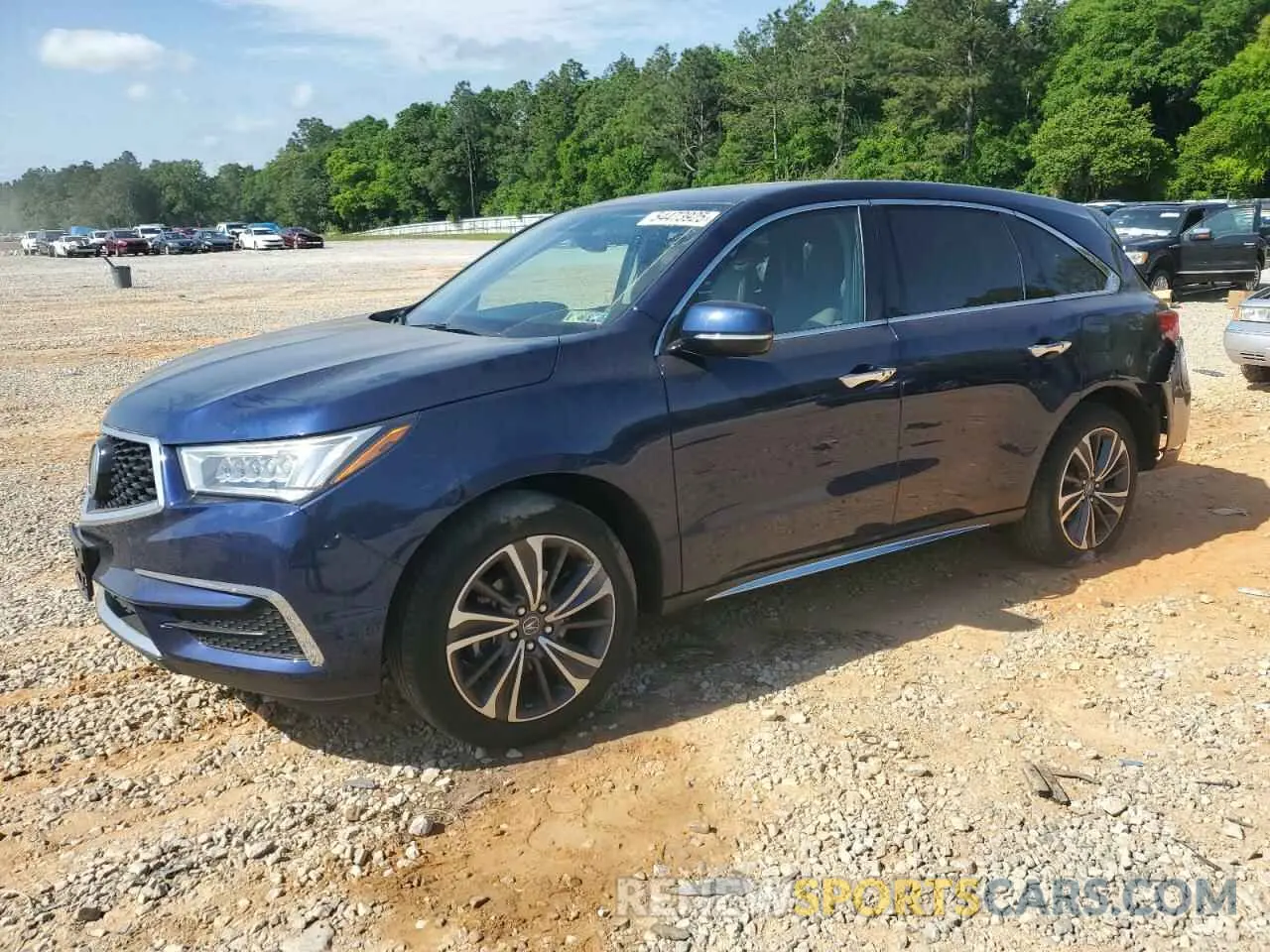 1 Photograph of a damaged car 5J8YD4H5XLL017083 ACURA MDX 2020