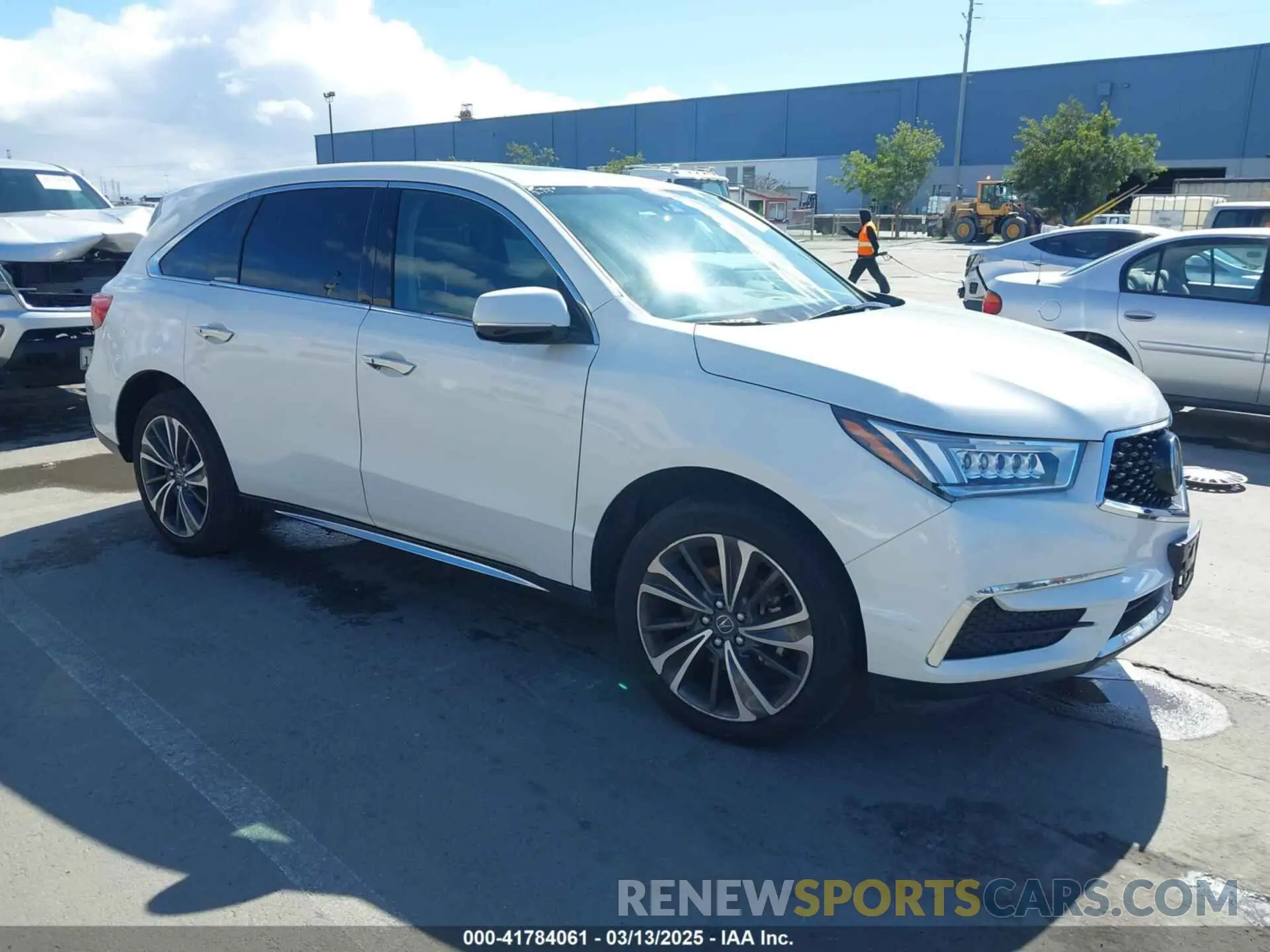 1 Photograph of a damaged car 5J8YD4H5XLL027919 ACURA MDX 2020