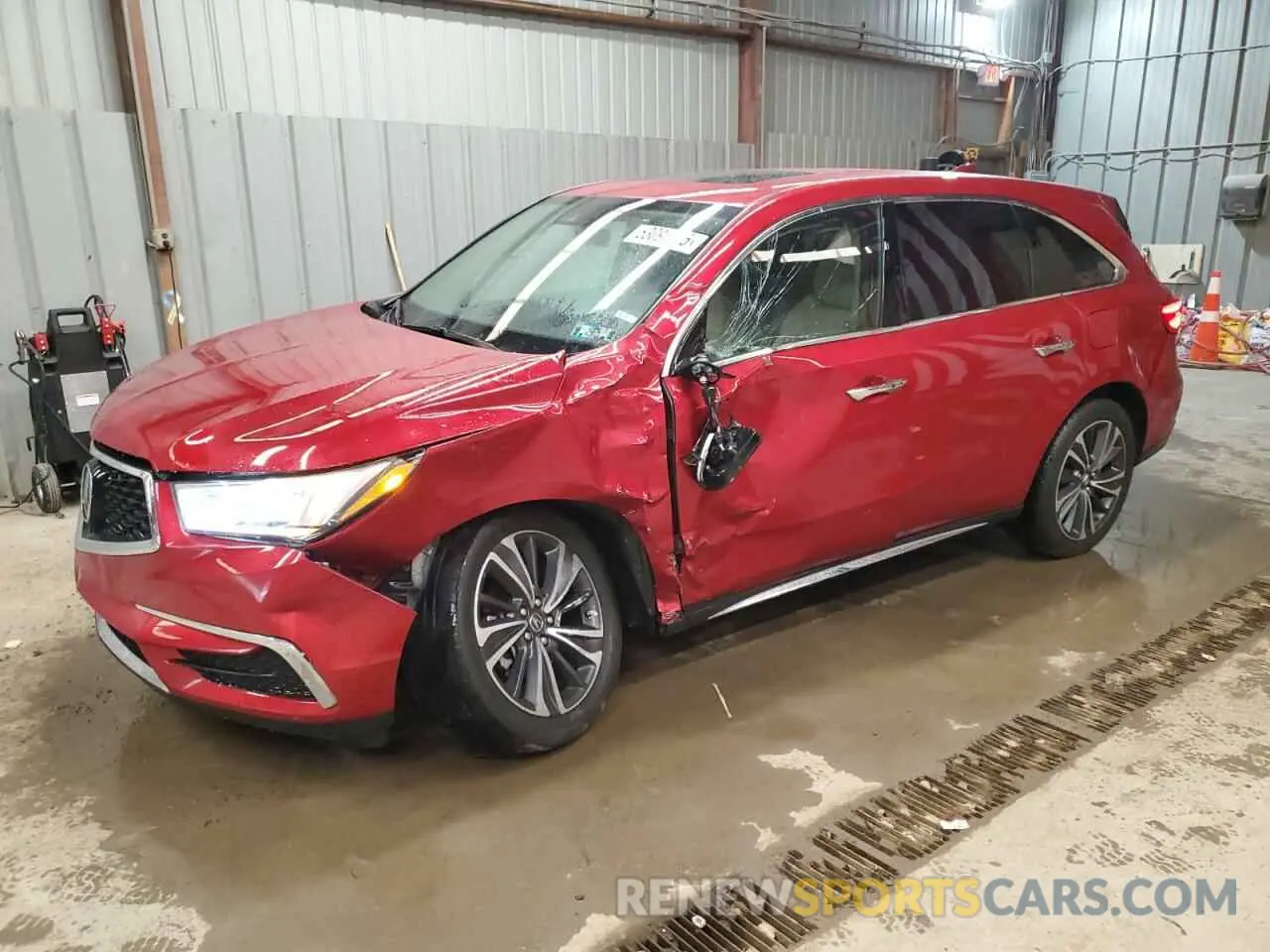 1 Photograph of a damaged car 5J8YD4H5XLL056644 ACURA MDX 2020