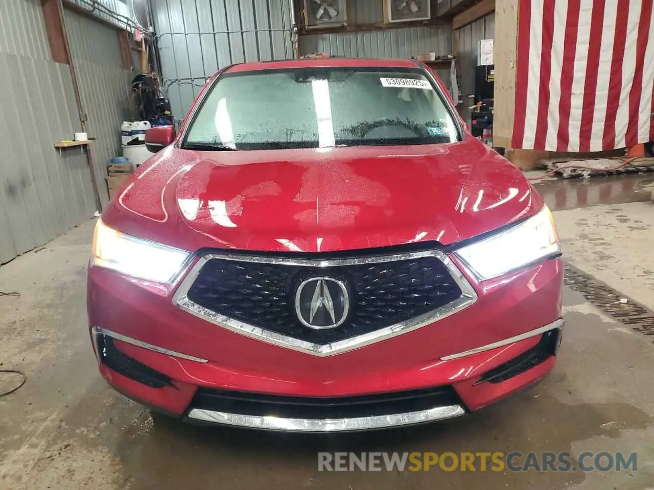5 Photograph of a damaged car 5J8YD4H5XLL056644 ACURA MDX 2020