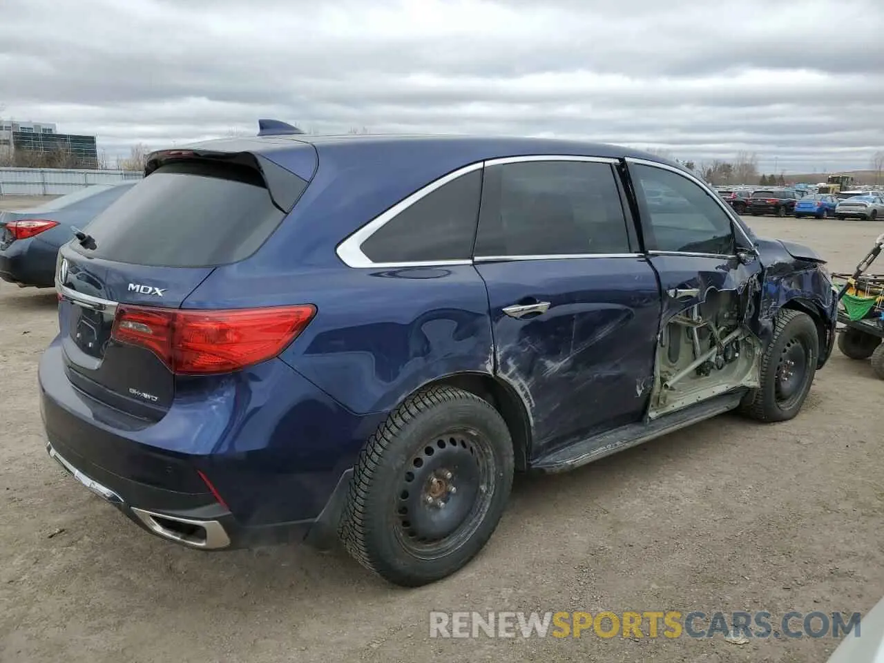 3 Photograph of a damaged car 5J8YD4H68LL800475 ACURA MDX 2020
