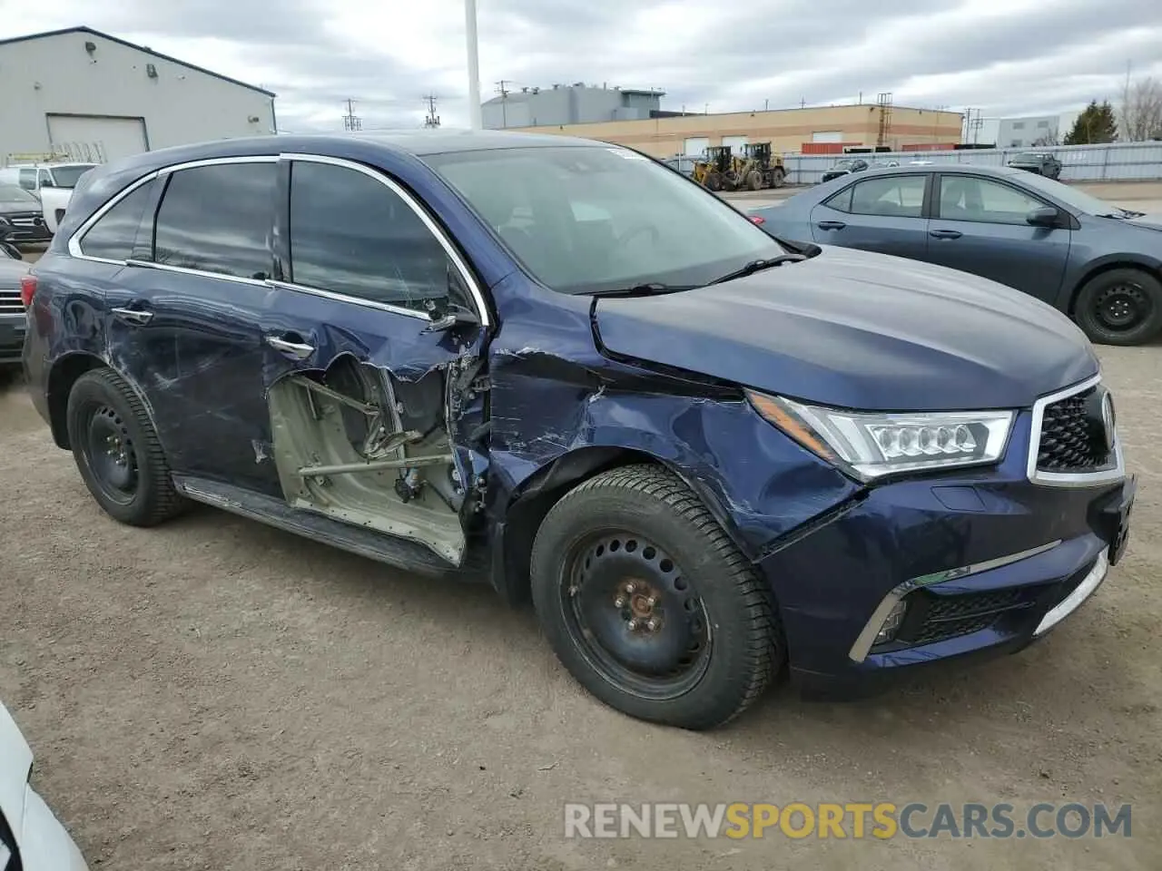 4 Photograph of a damaged car 5J8YD4H68LL800475 ACURA MDX 2020