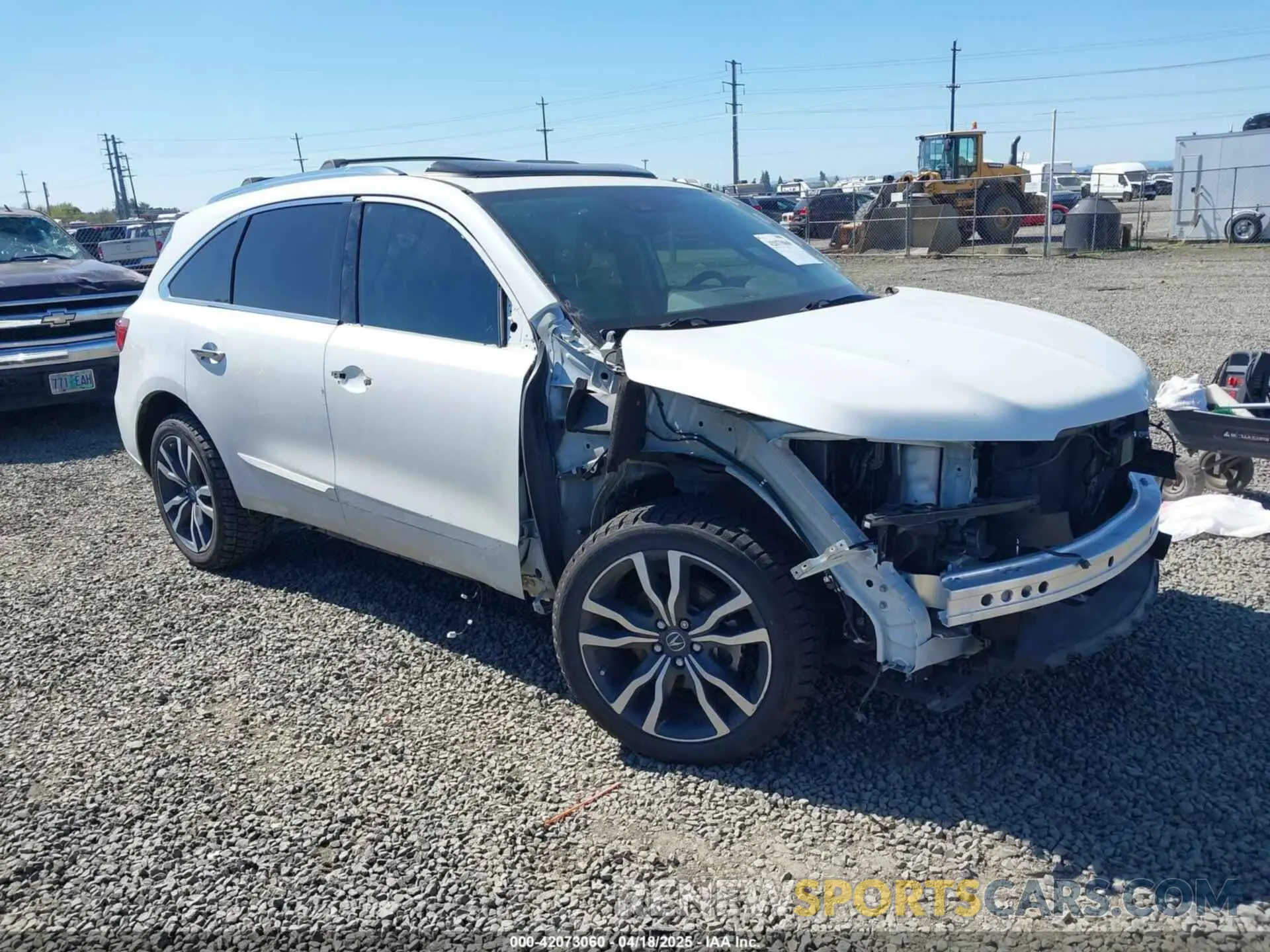 1 Photograph of a damaged car 5J8YD4H84LL028655 ACURA MDX 2020